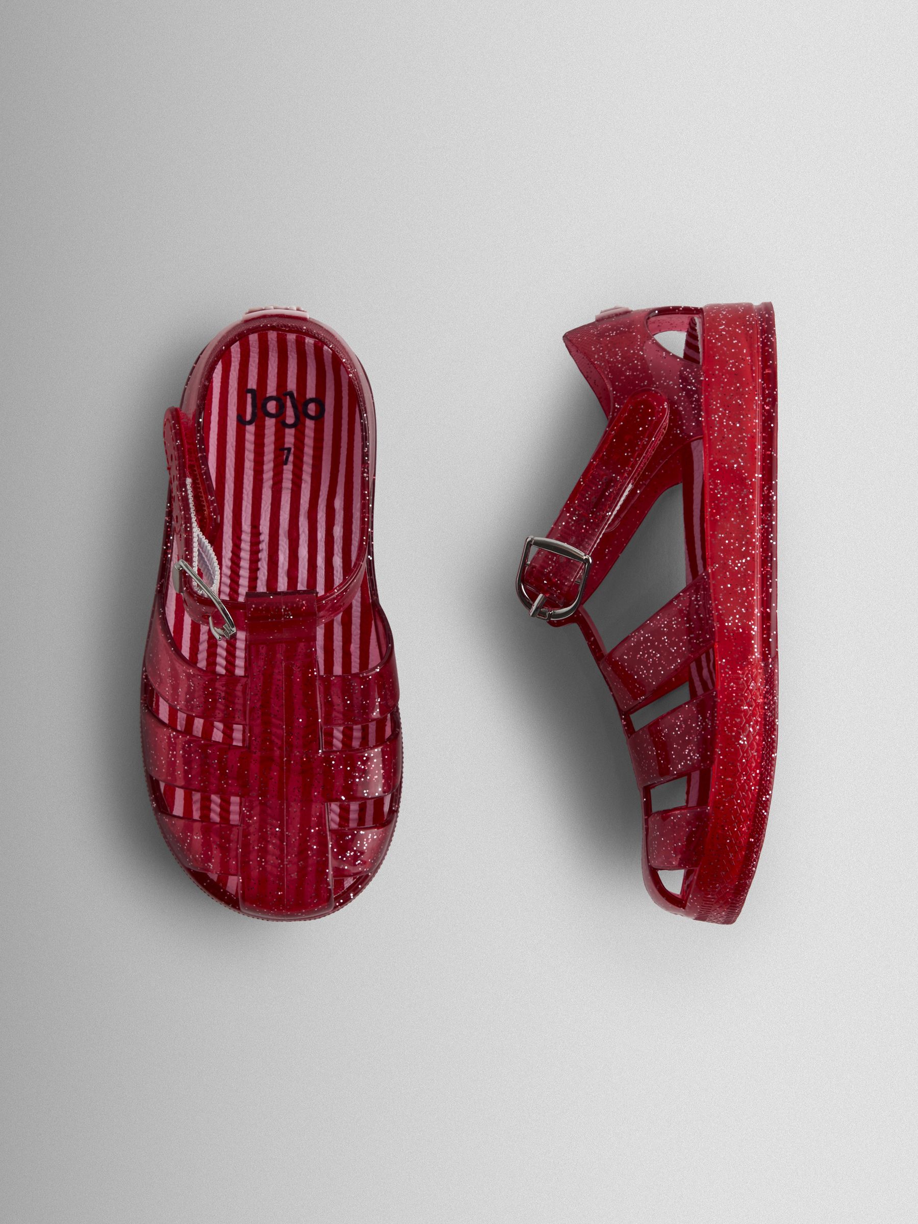 Pink Gingham Jelly Sandal - Image 3 of 3