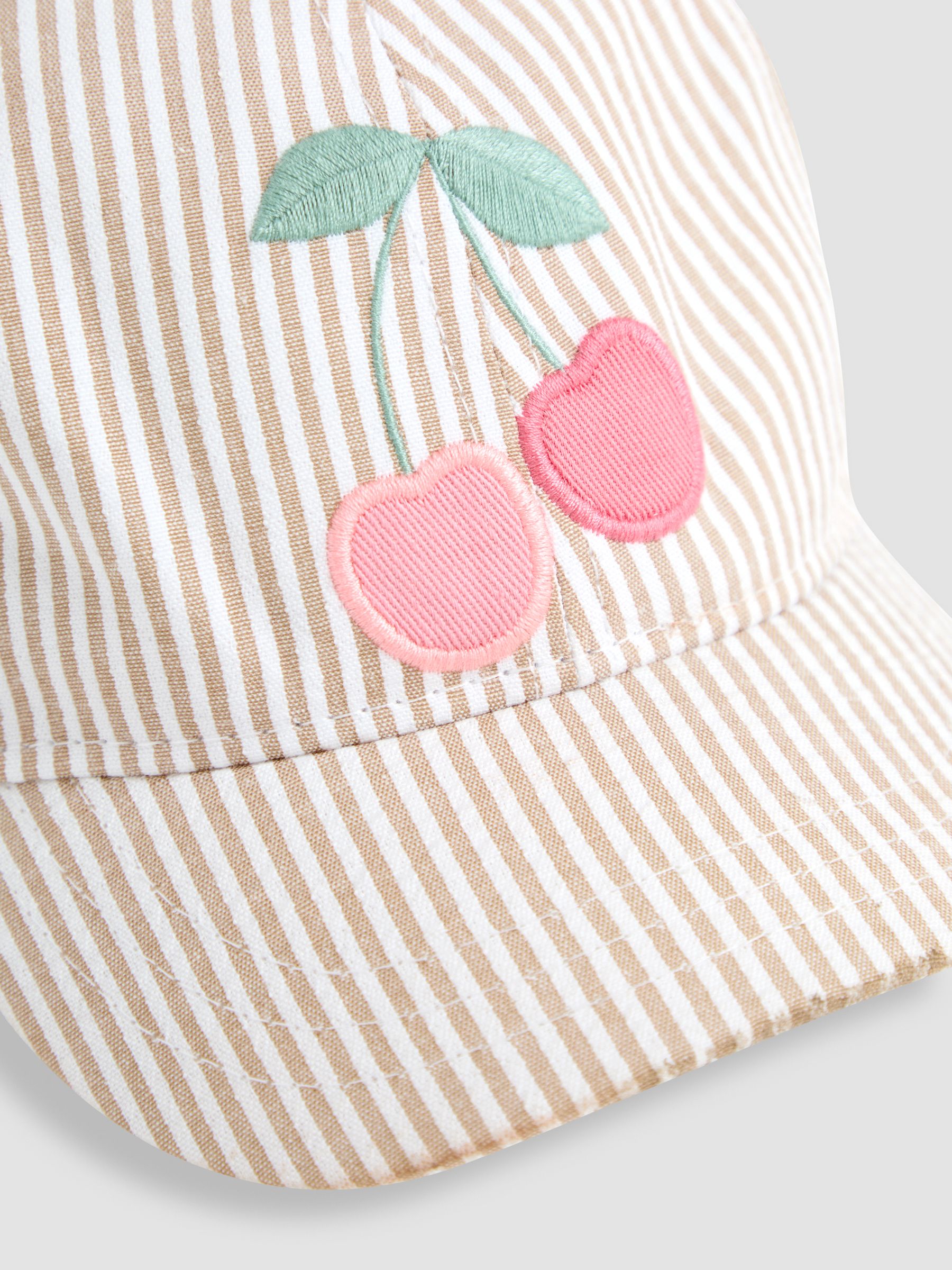 Natural Cherry Embroidered Cap - Image 3 of 3