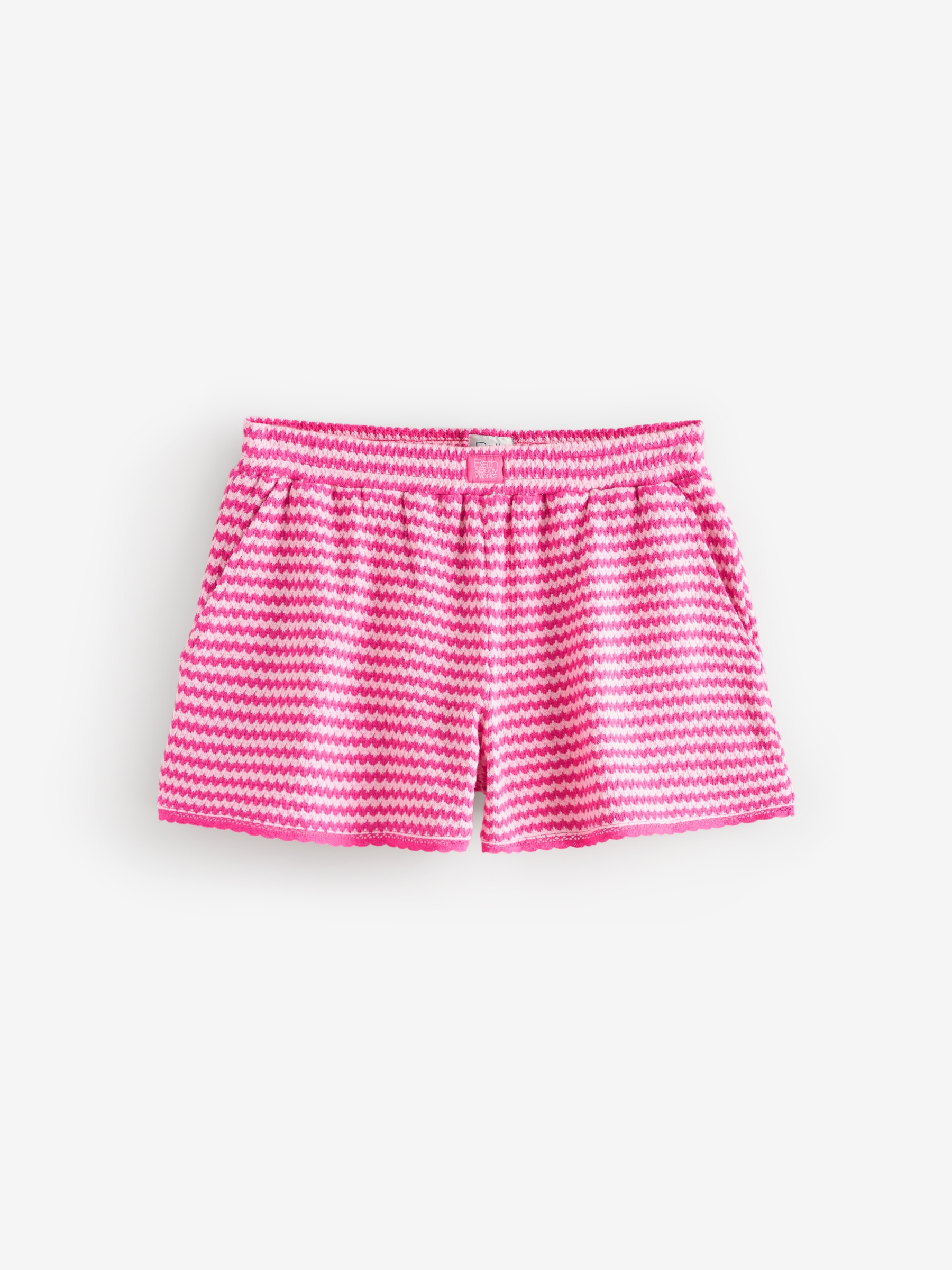 Pink Crochet Co-ord Shorts - Image 5 of 6