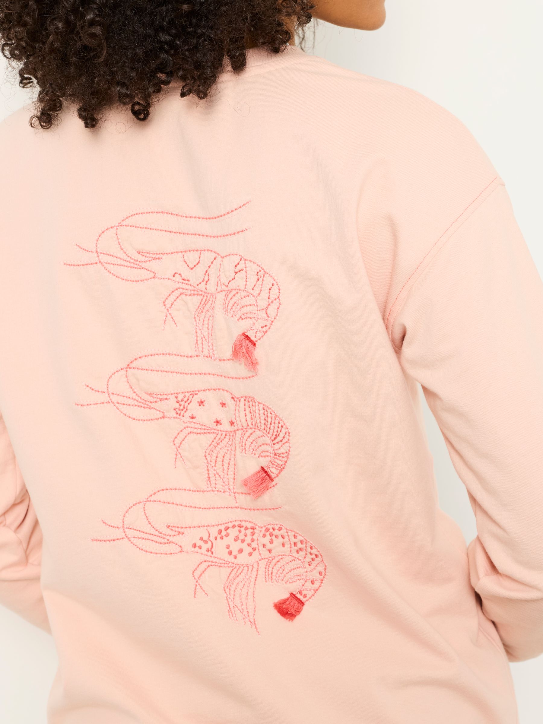 Georgia Coral Pink Sealife Graphic Crew Sweat - Image 2 of 7