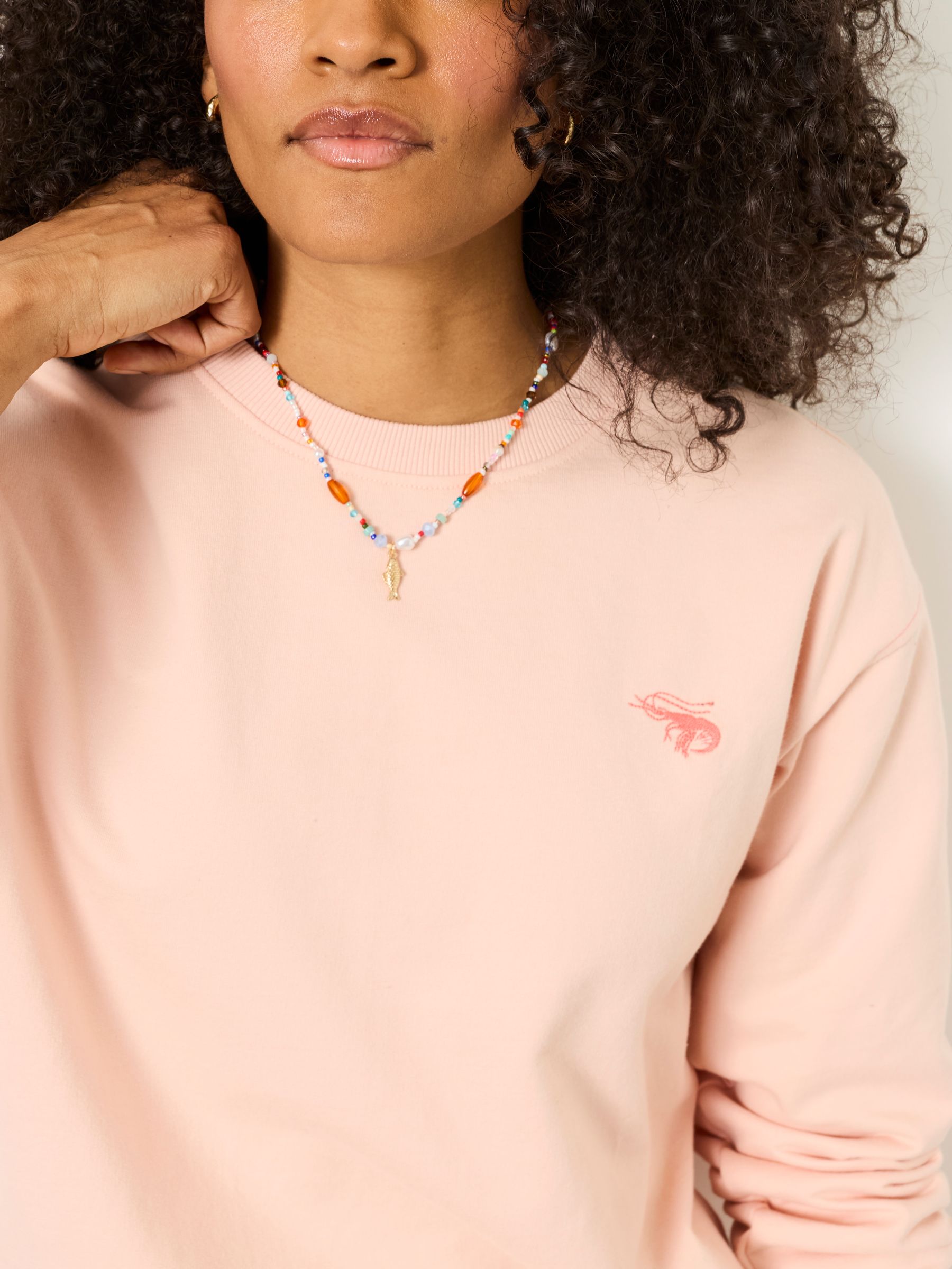 Georgia Coral Pink Sealife Graphic Crew Sweat - Image 3 of 7