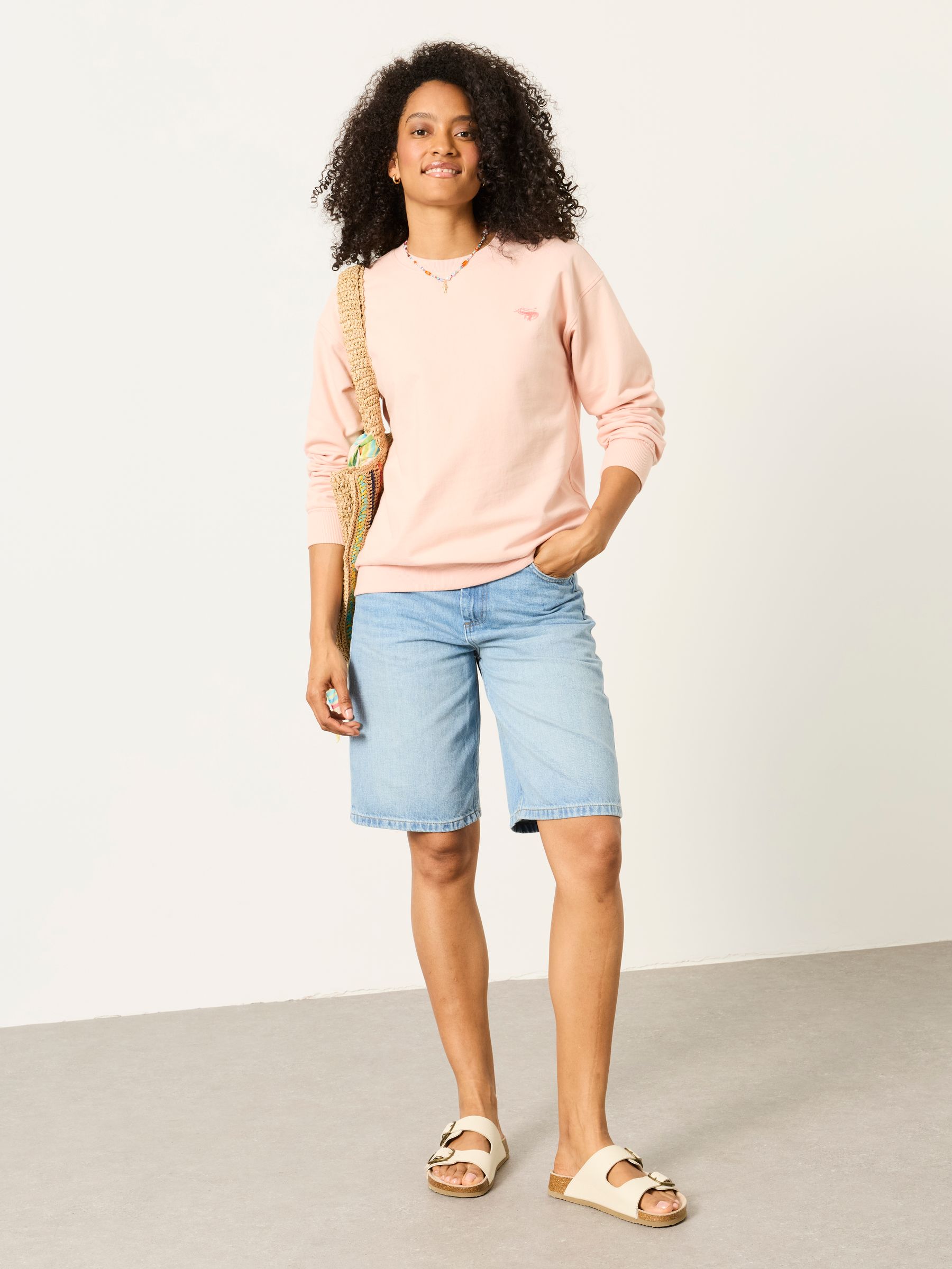 Georgia Coral Pink Sealife Graphic Crew Sweat - Image 5 of 7