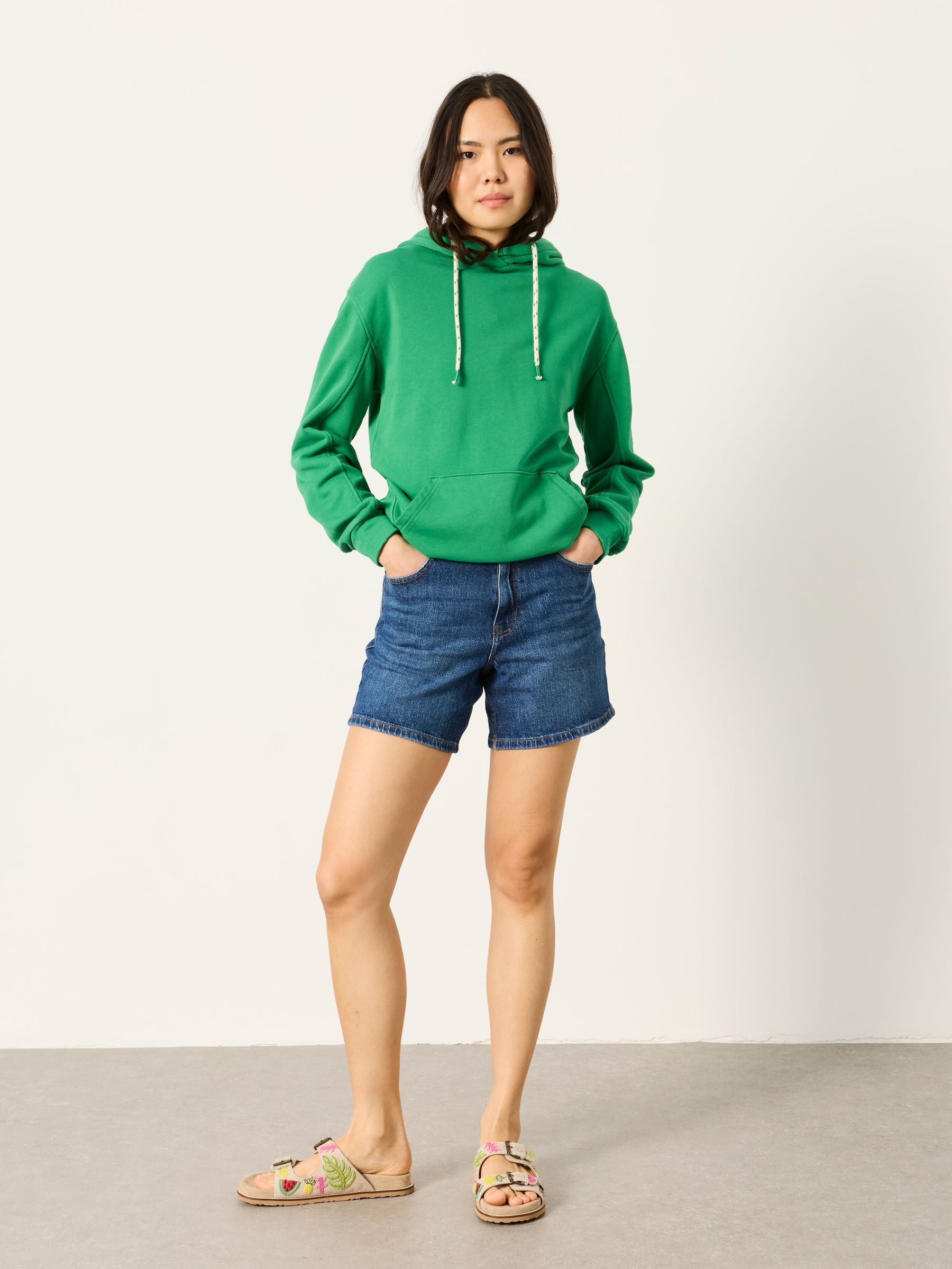 Freya Bright Green Overhead Hoodie - Image 5 of 6