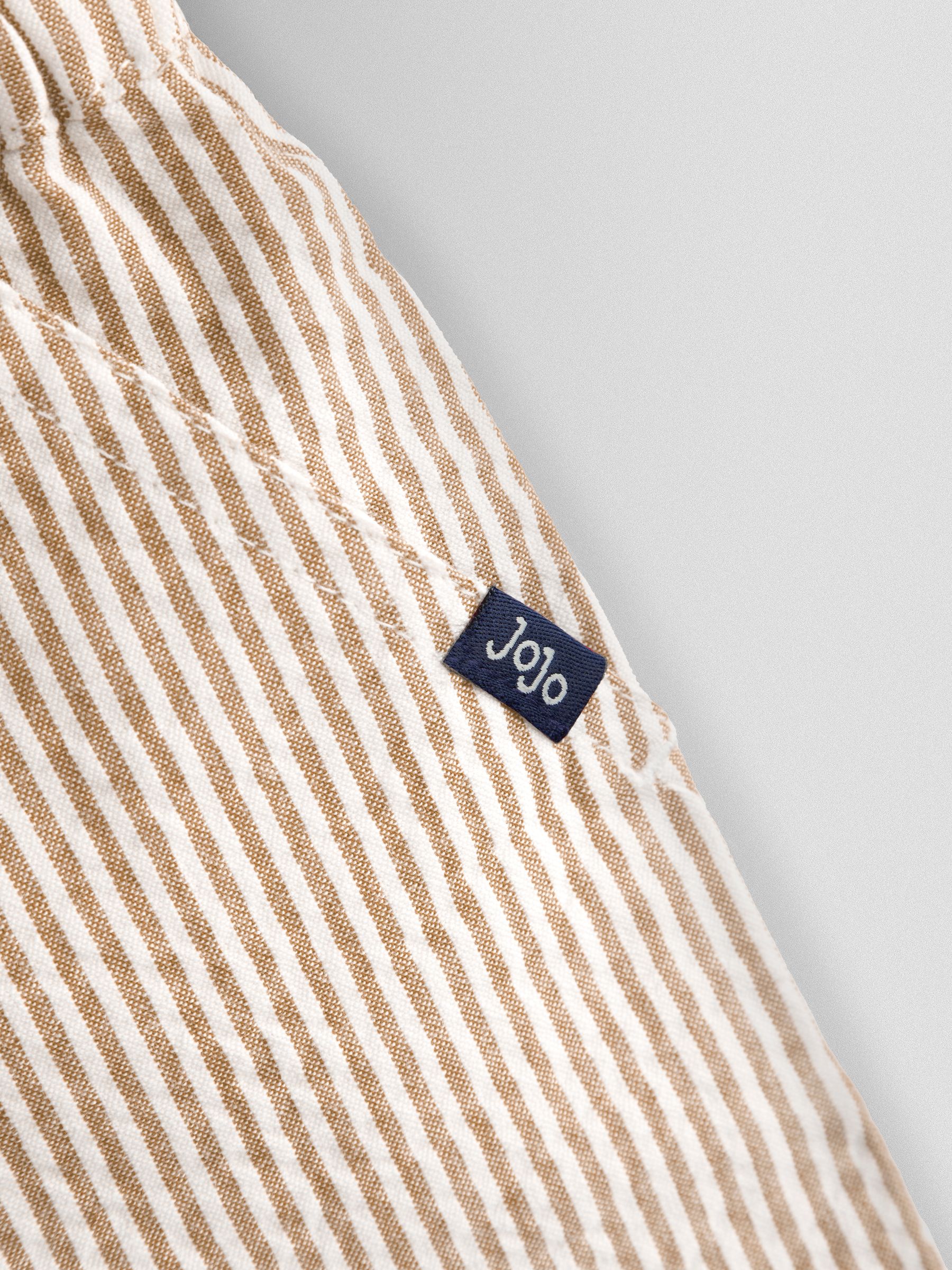 Natural Seersucker Stripe Shorts - Image 4 of 4