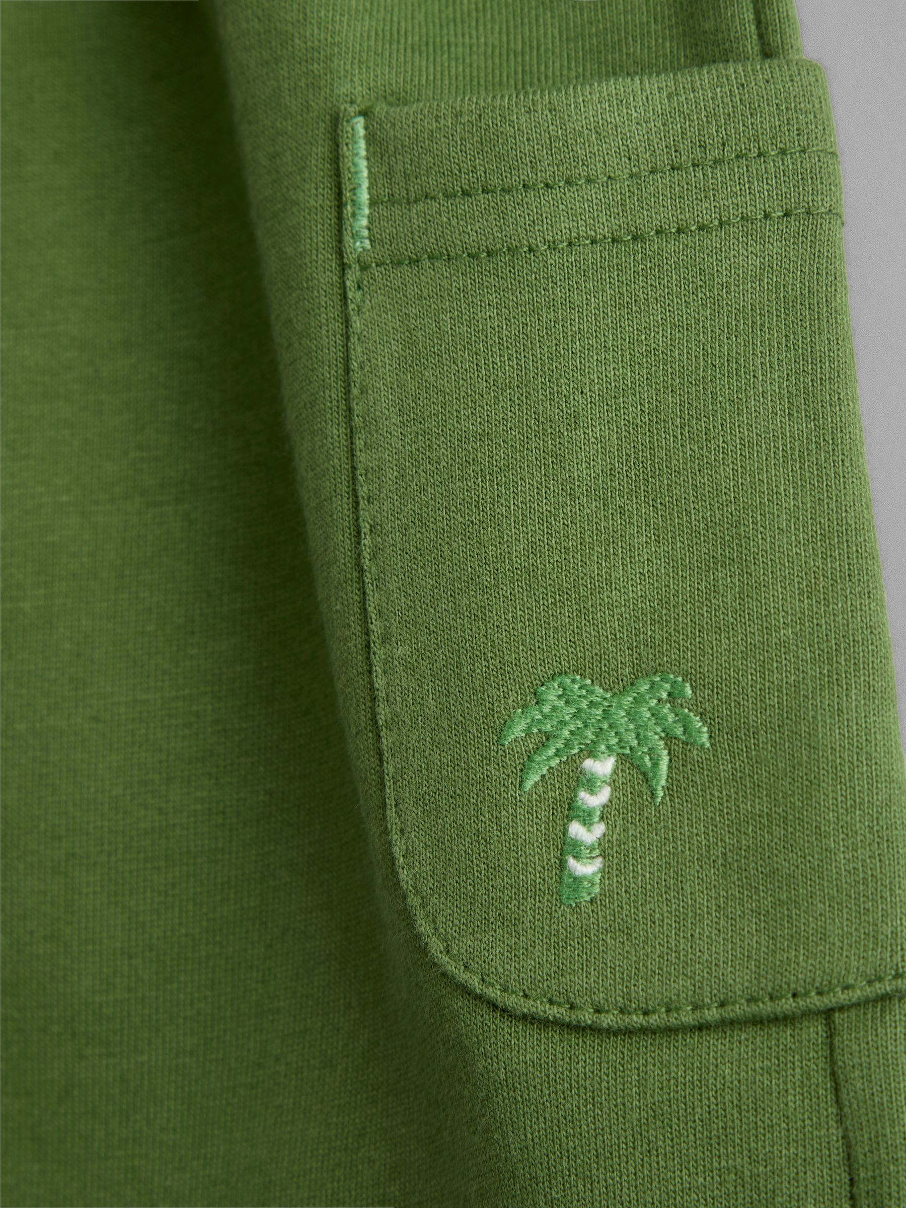 Green 2-Pack Stripe & Plain Shorts - Image 7 of 7
