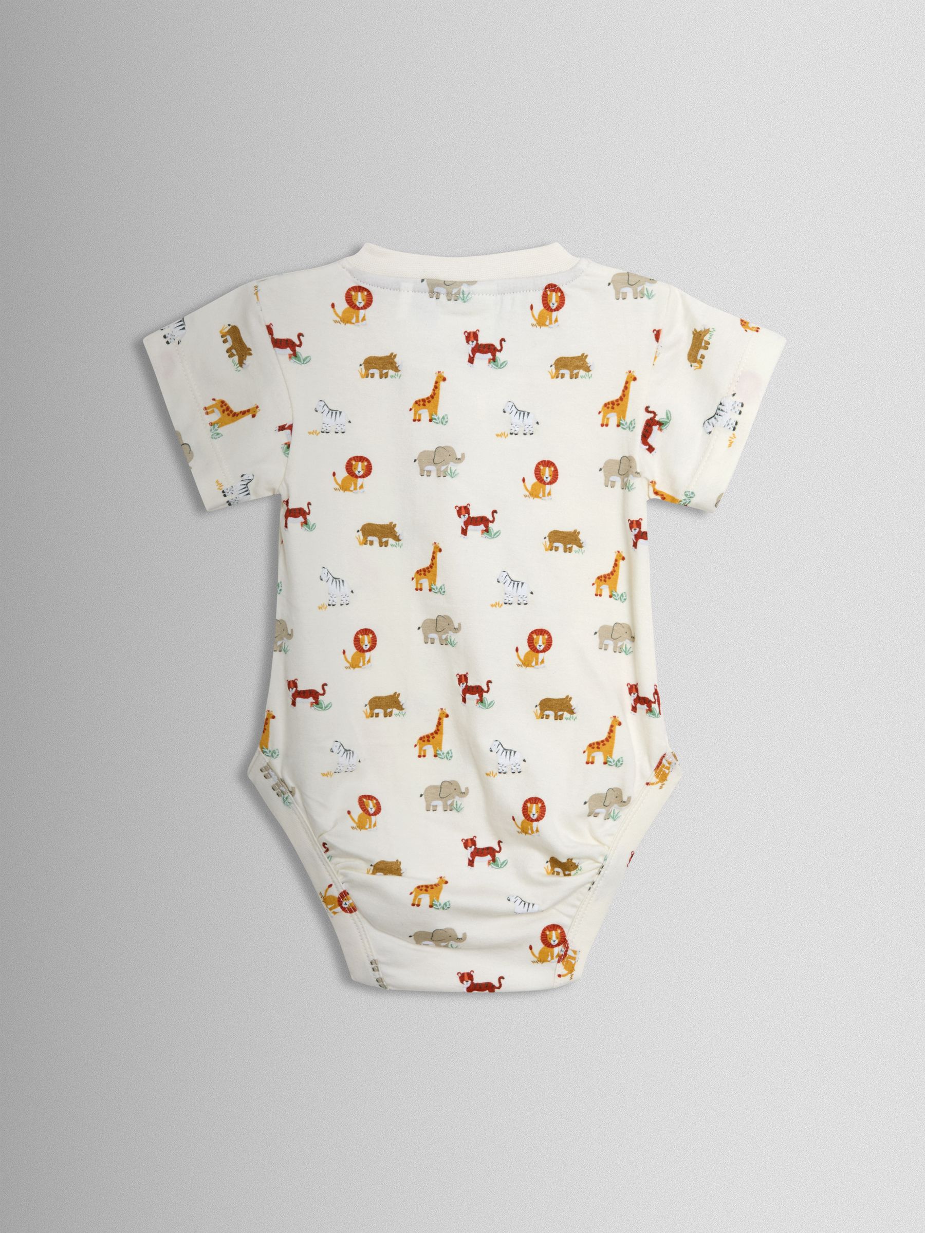 Natural 2-Pack Short Sleeve Bodysuits - Image 3 of 7