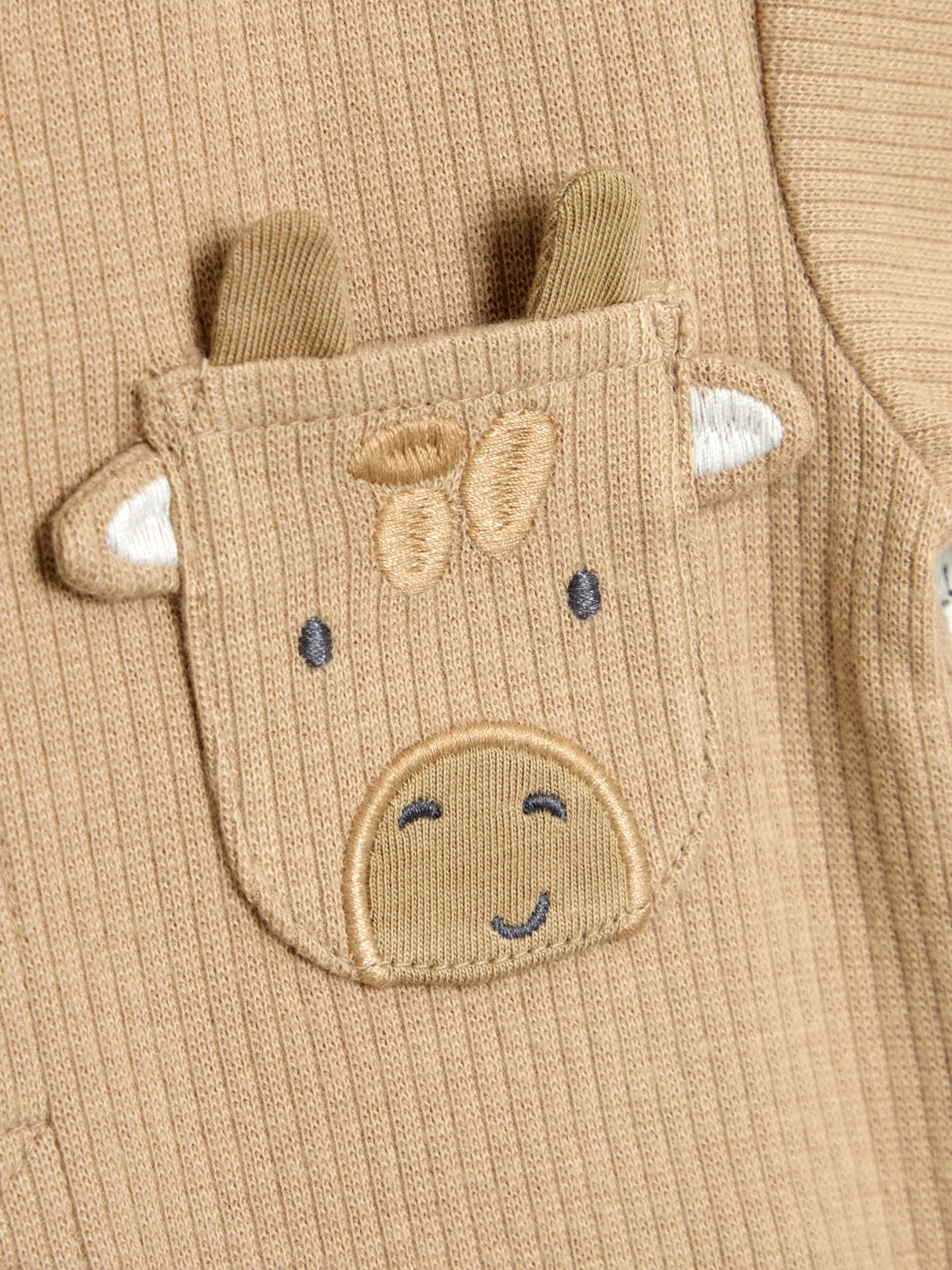 Natural 2-Pack Short Sleeve Bodysuits - Image 6 of 7