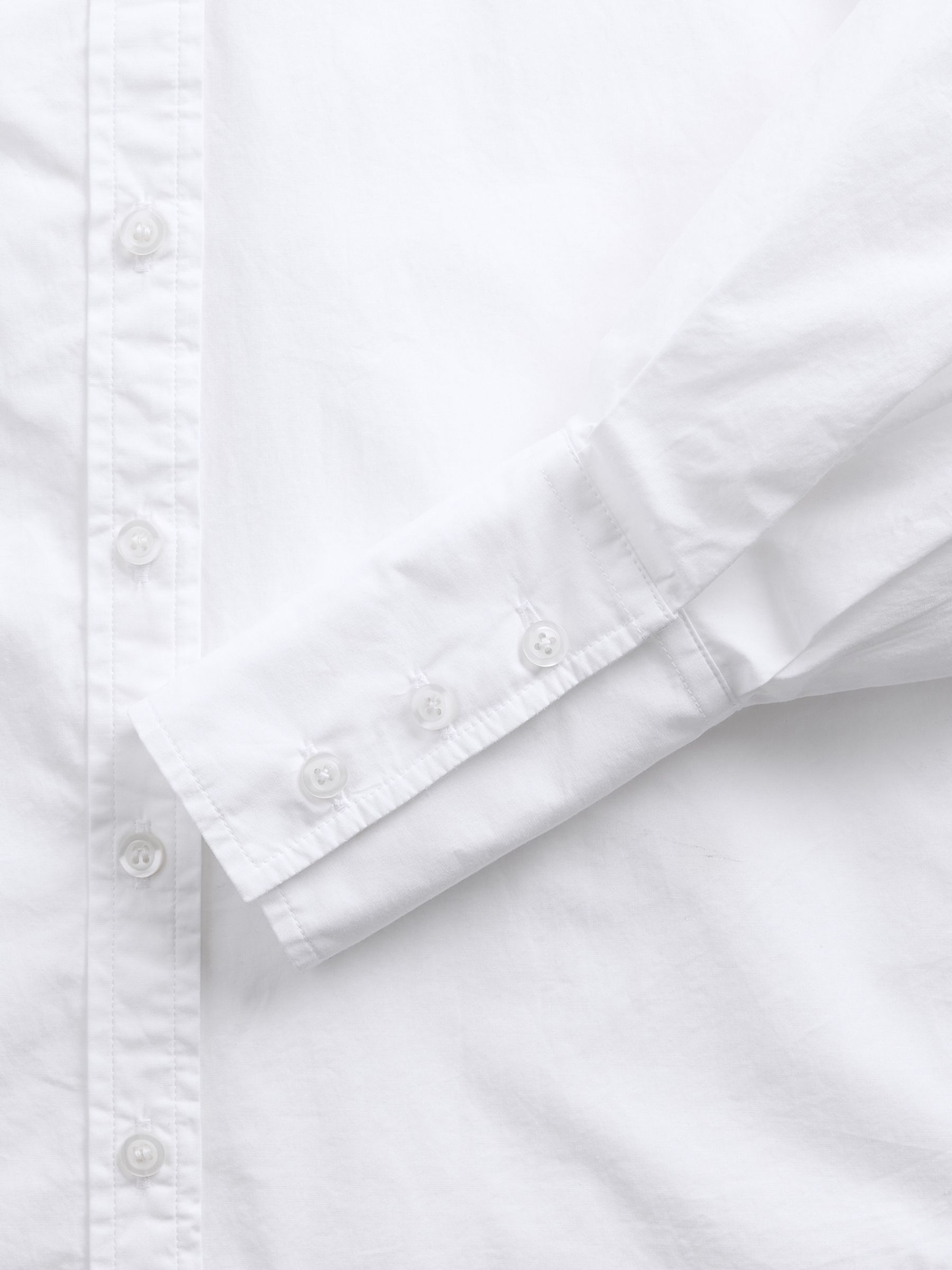 White Poplin Bow Shirt - Image 4 of 4