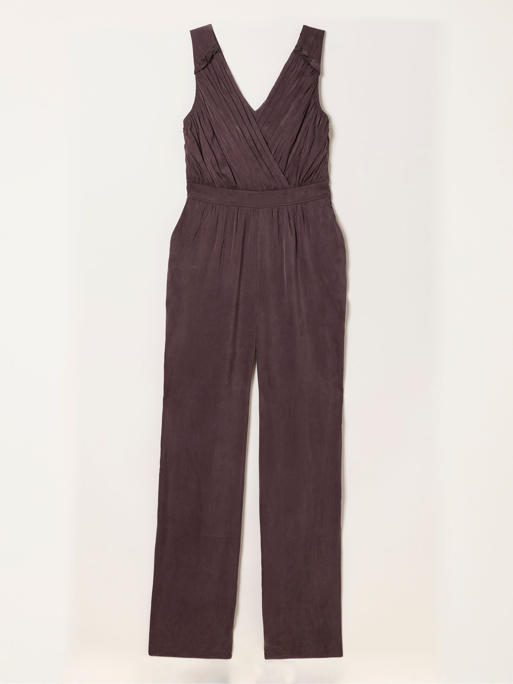 Judi Chocolate Brown Regular Jumpsuit - Image 7 of 7