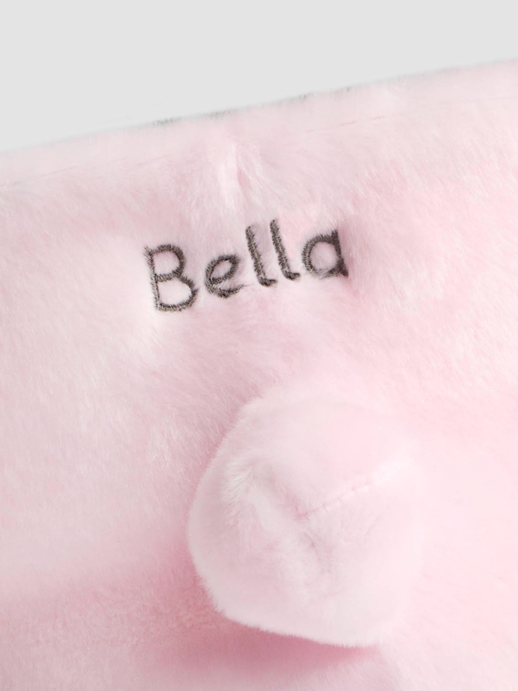 Pink Personalised Bunny Basket - Image 3 of 3 Pink Personalised Bunny Basket - Image 3 of 3