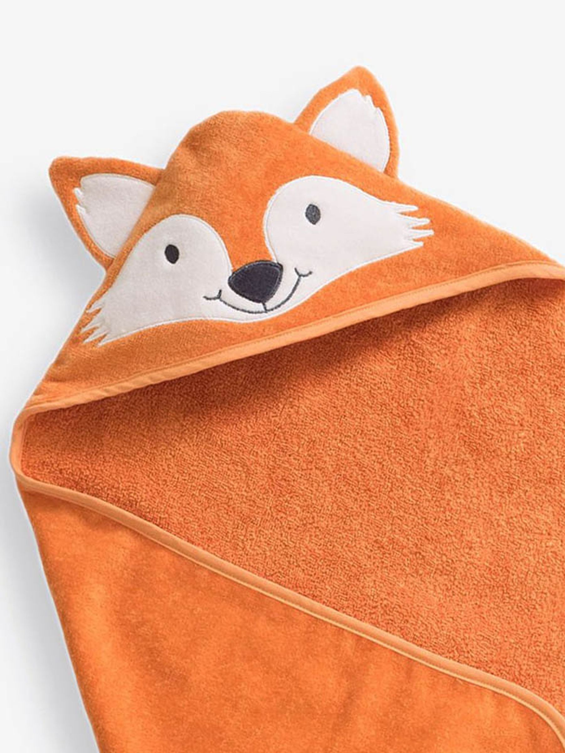 Orange Fox Personalised Fox Hooded Towel - Image 2 of 2
