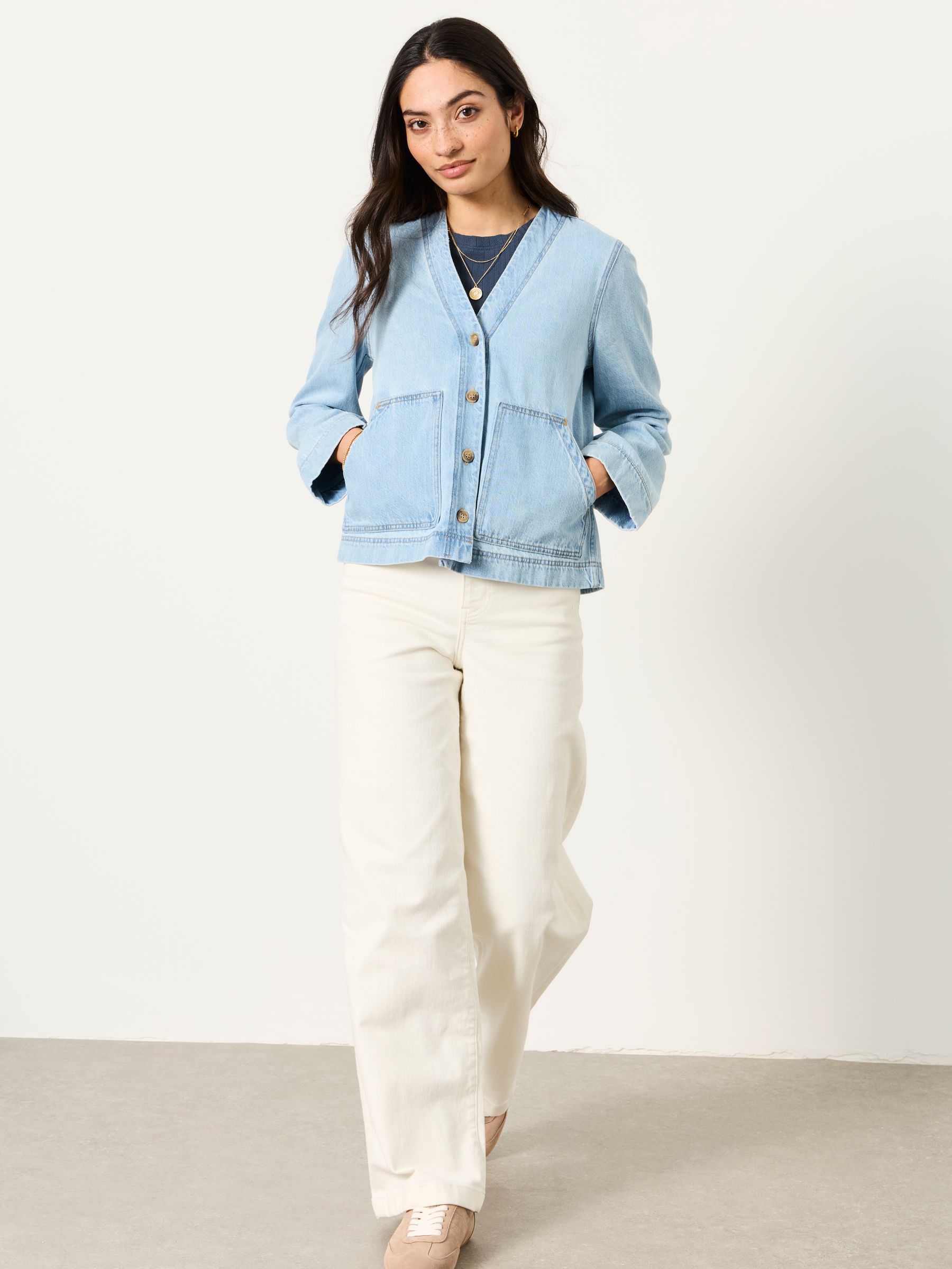 Dulcie Pale Blue Denim Jacket - Image 4 of 5