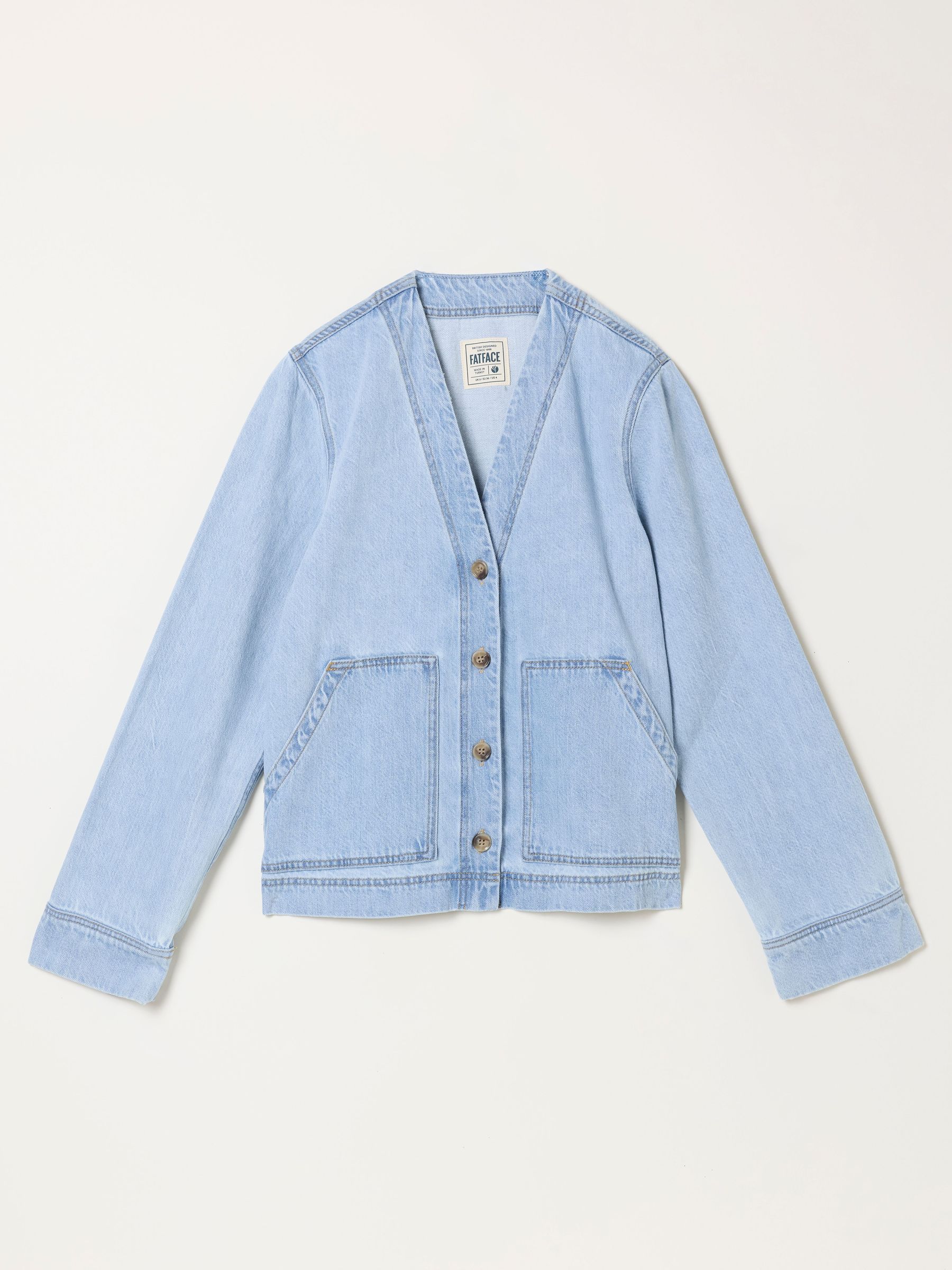 Dulcie Pale Blue Denim Jacket - Image 5 of 5