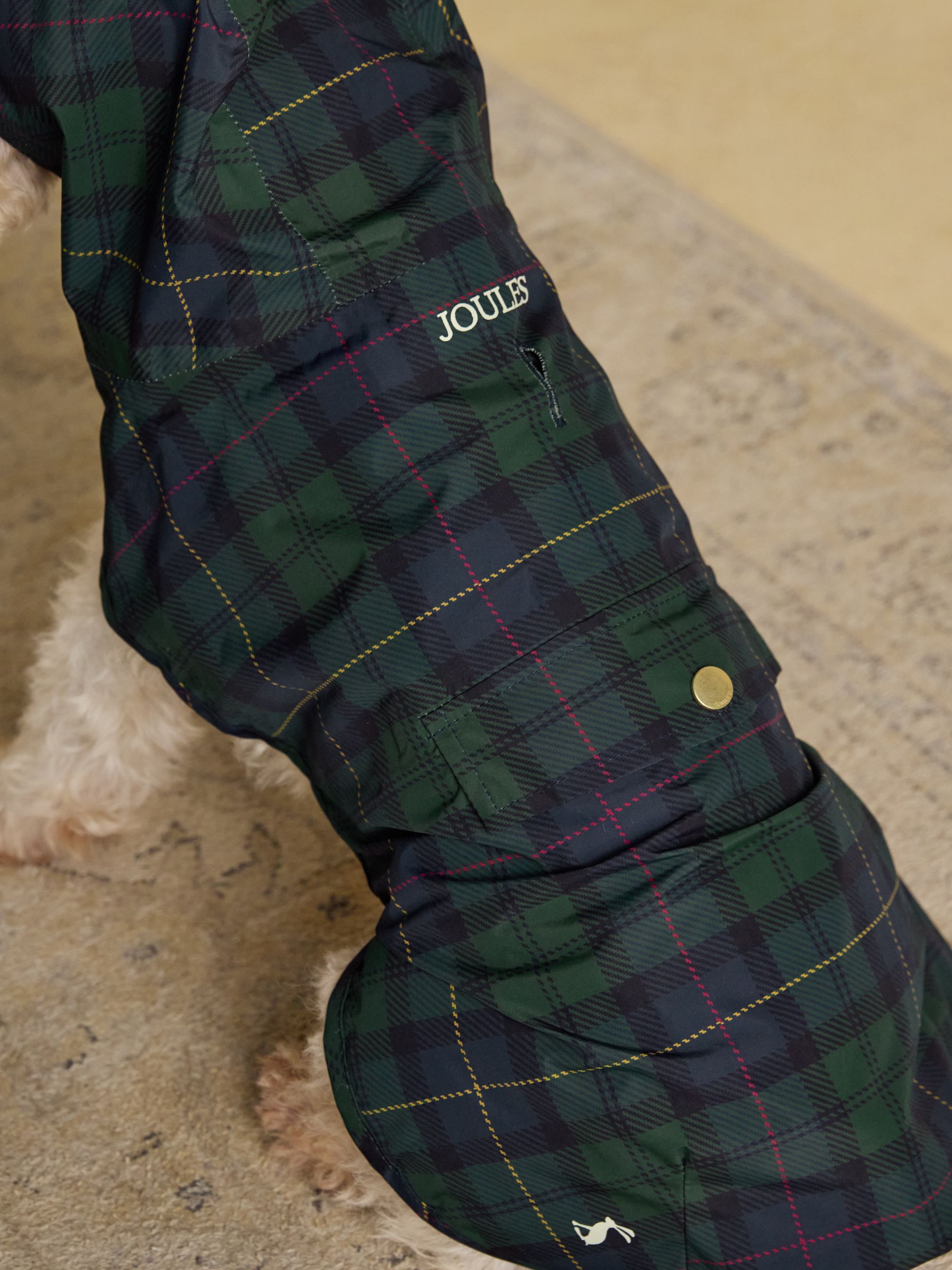 Blackwatch Check Packaway Dog Coat - Image 6 of 10