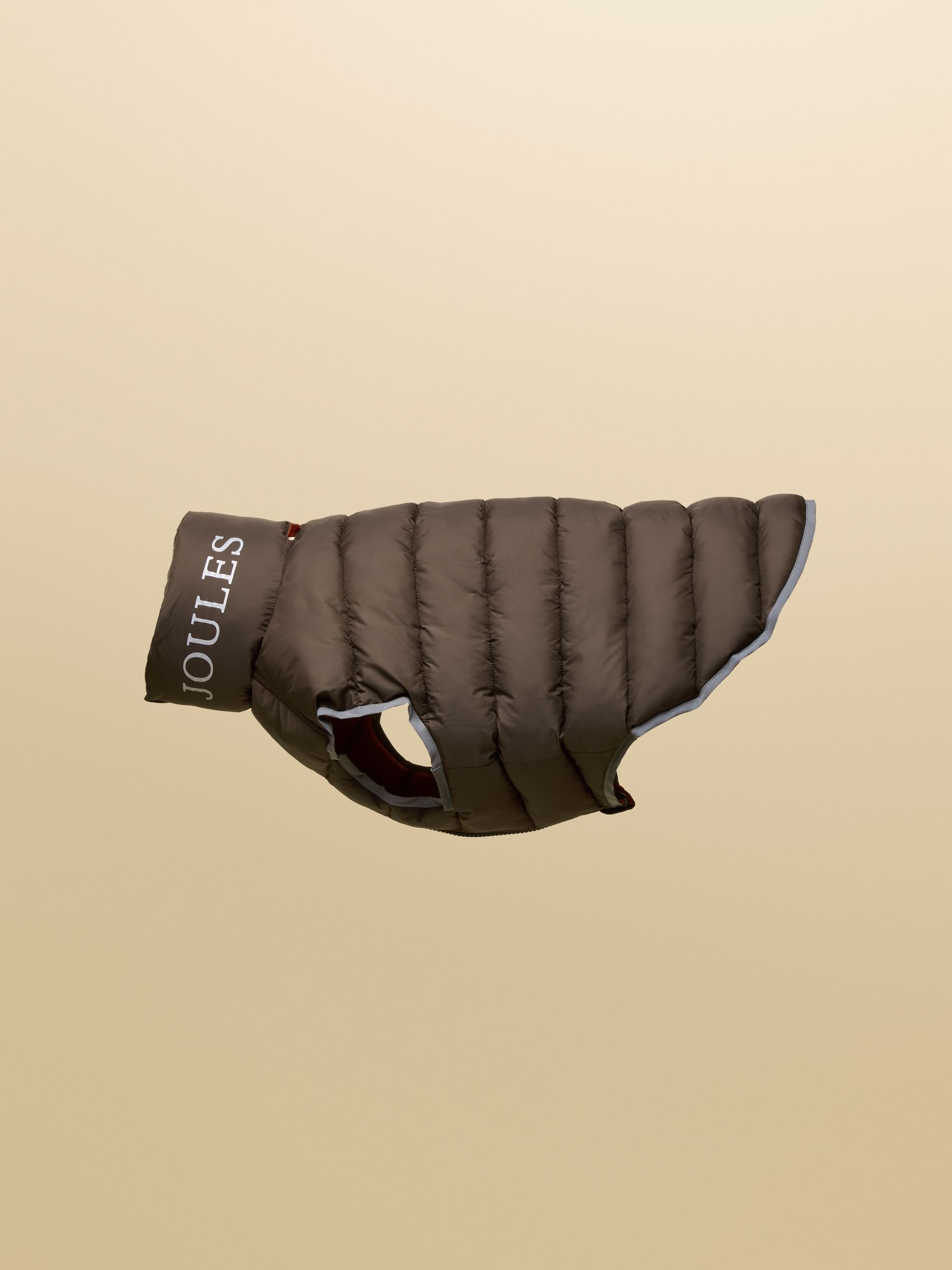 Orange & Brown Reversible Dog Puffer Jacket - Image 13 of 13