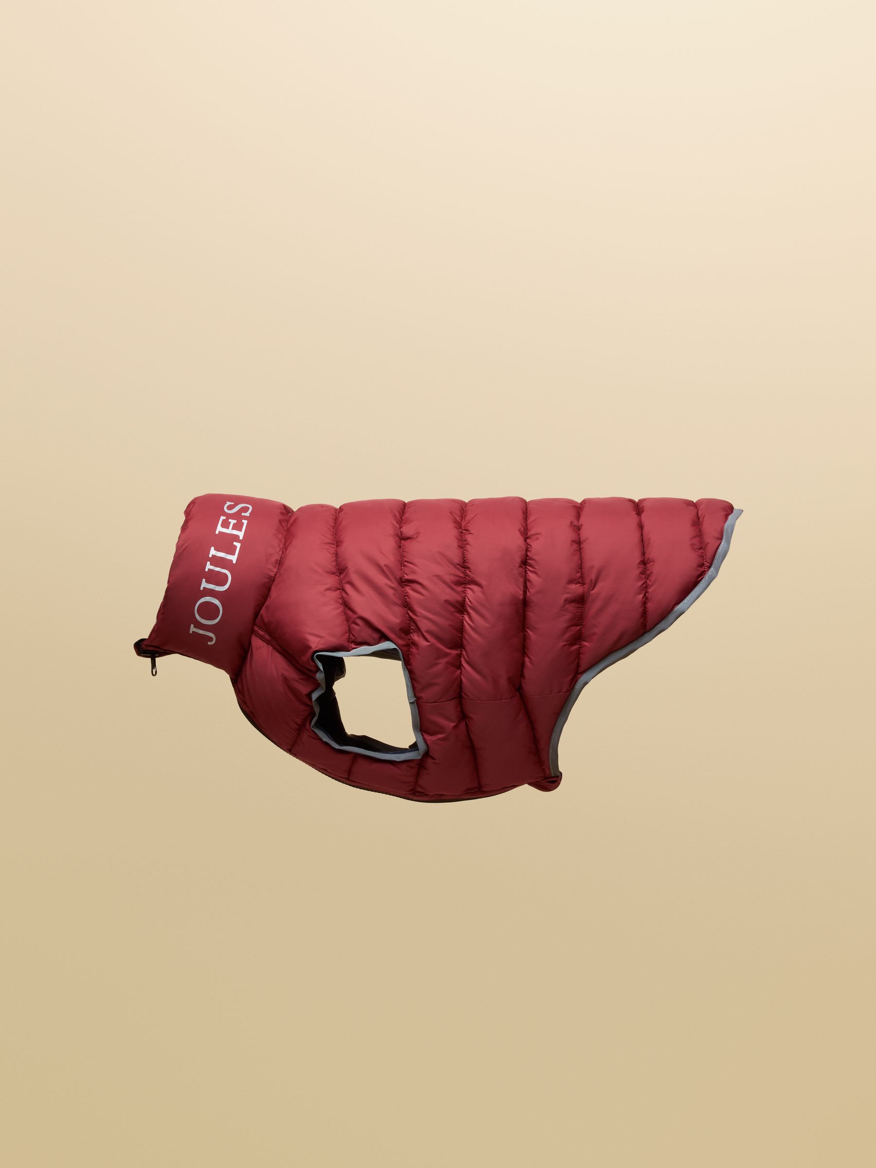 Navy & Burgundy Red Reversible Dog Puffer Jacket - Image 9 of 9 Navy & Burgundy Red Reversible Dog Puffer Jacket - Image 9 of 9