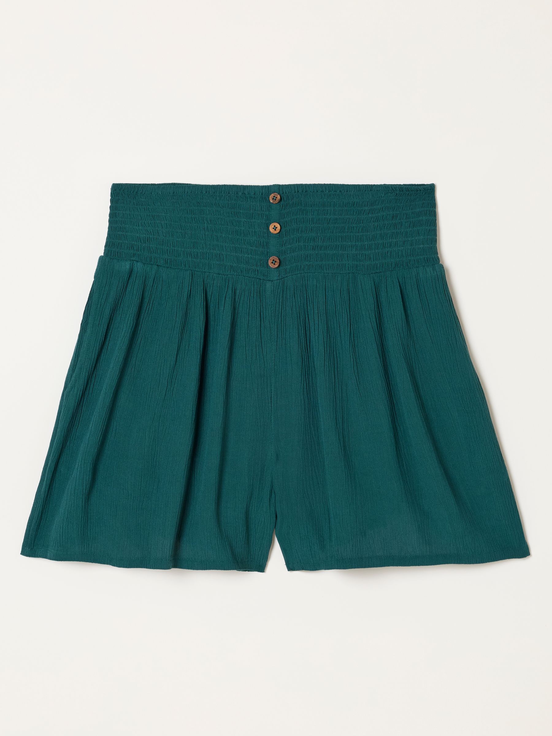 Rylee Teal Blue Shorts - Image 1 of 1