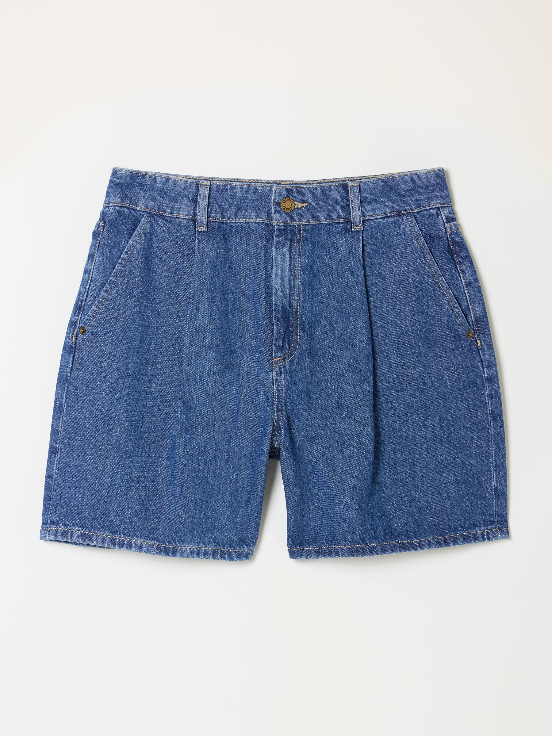 Mia Mid Wash Denim Shorts - Image 6 of 6