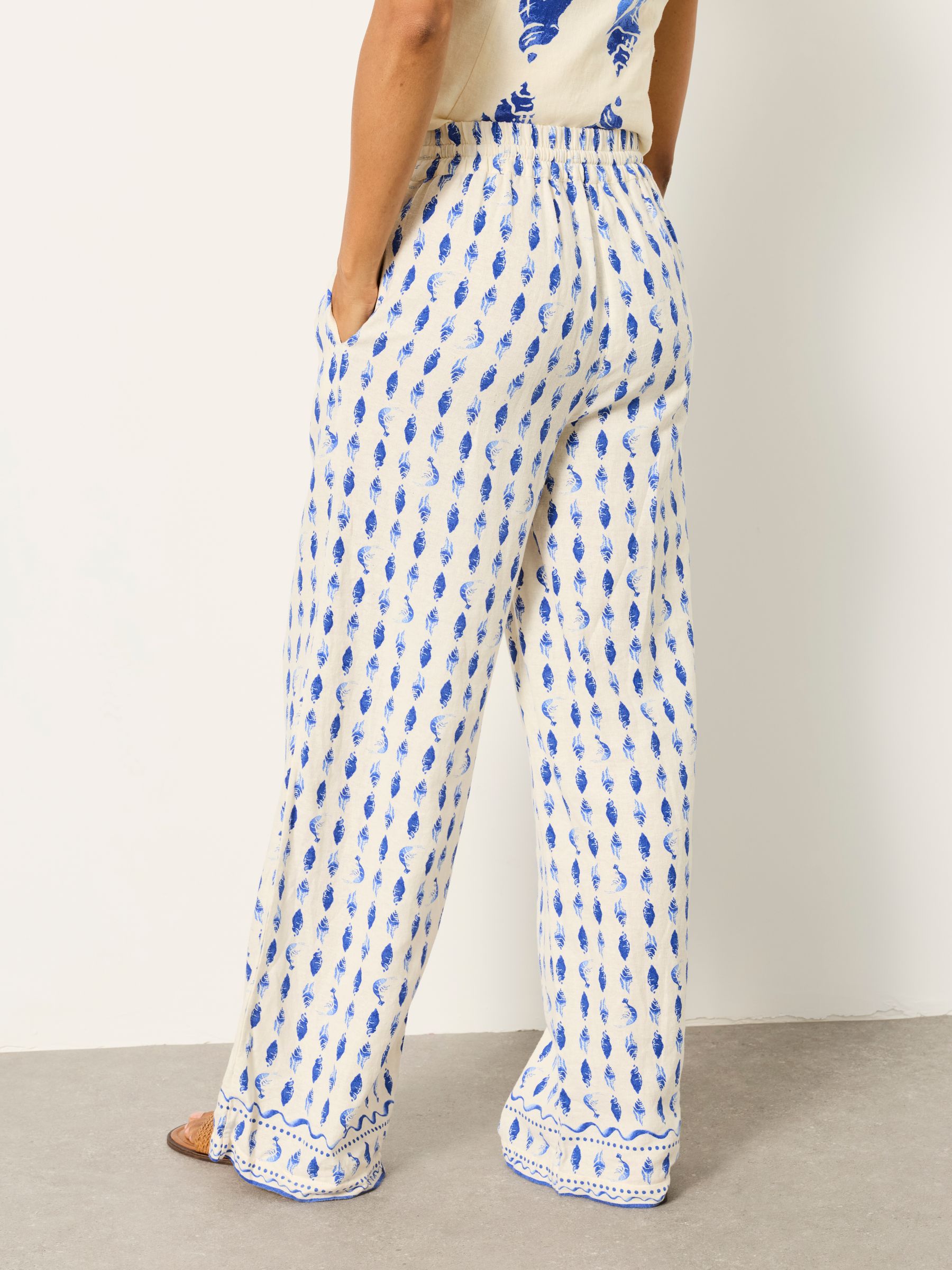 Melissa Ivory shell Palazzo Trousers - Image 2 of 6