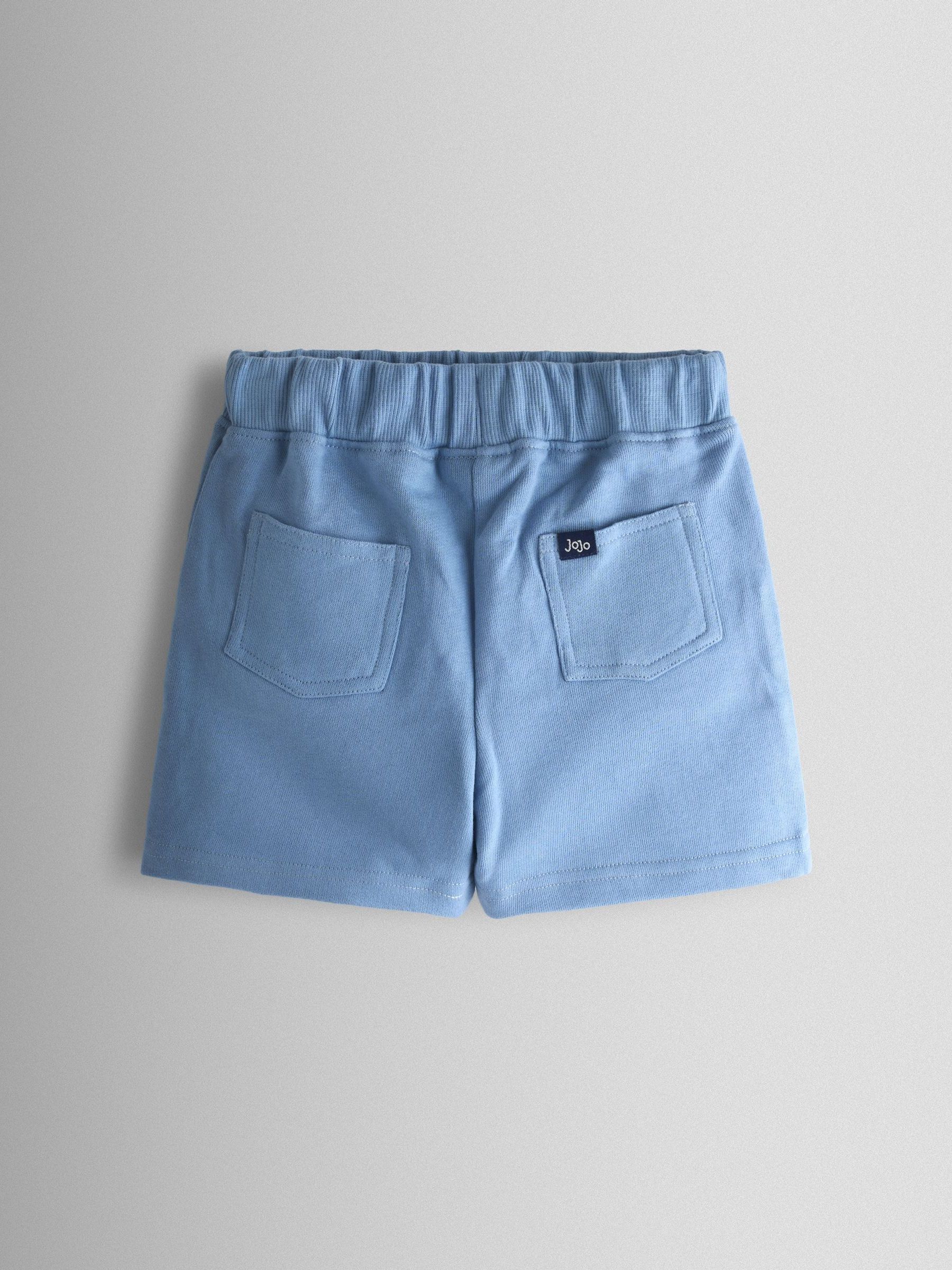 Blue 2-Piece Dino Printed T-Shirt & Shorts Set - Image 5 of 9