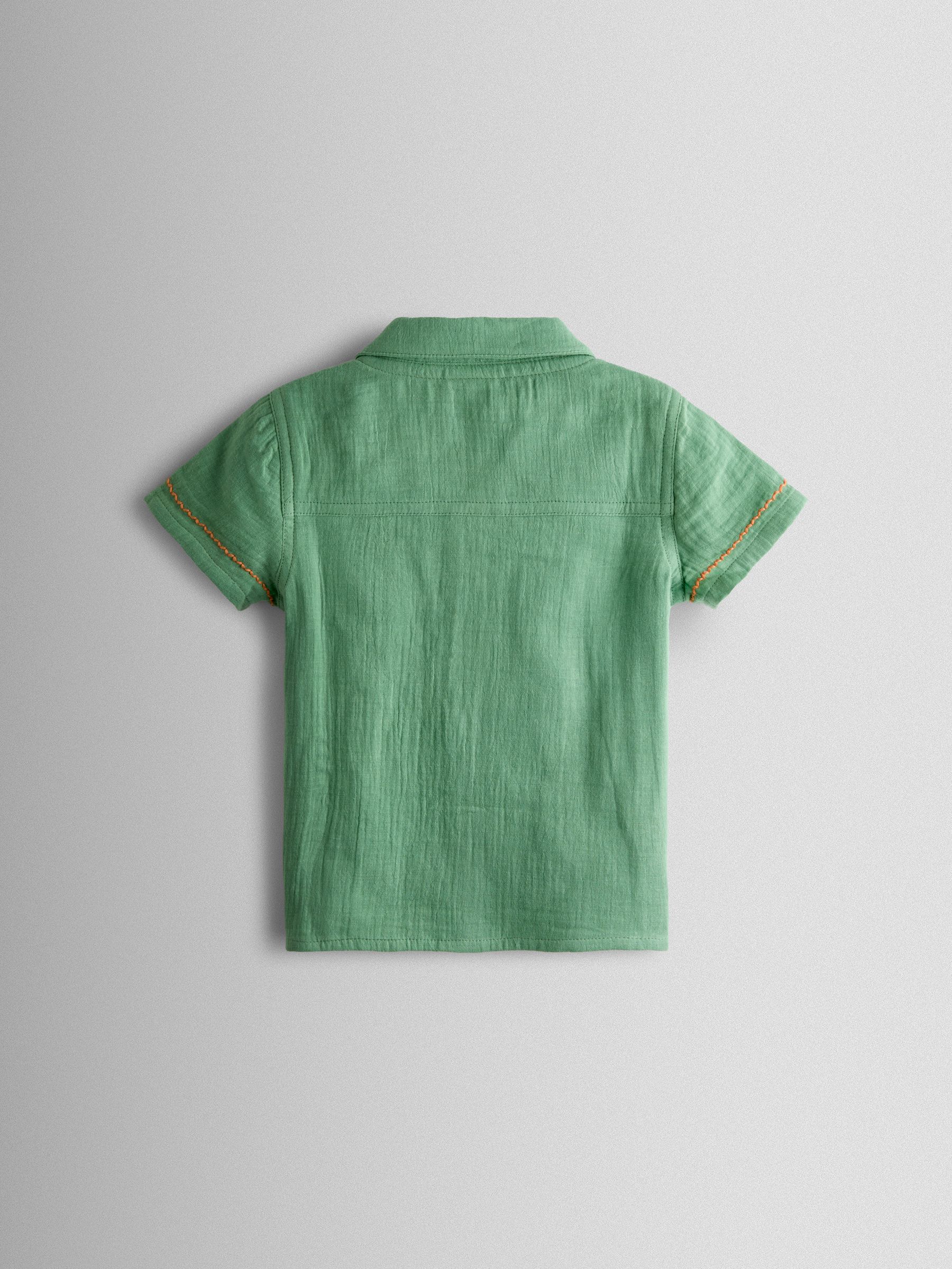 Green Dino 2-Piece Shirt & Short Set - Image 3 of 7