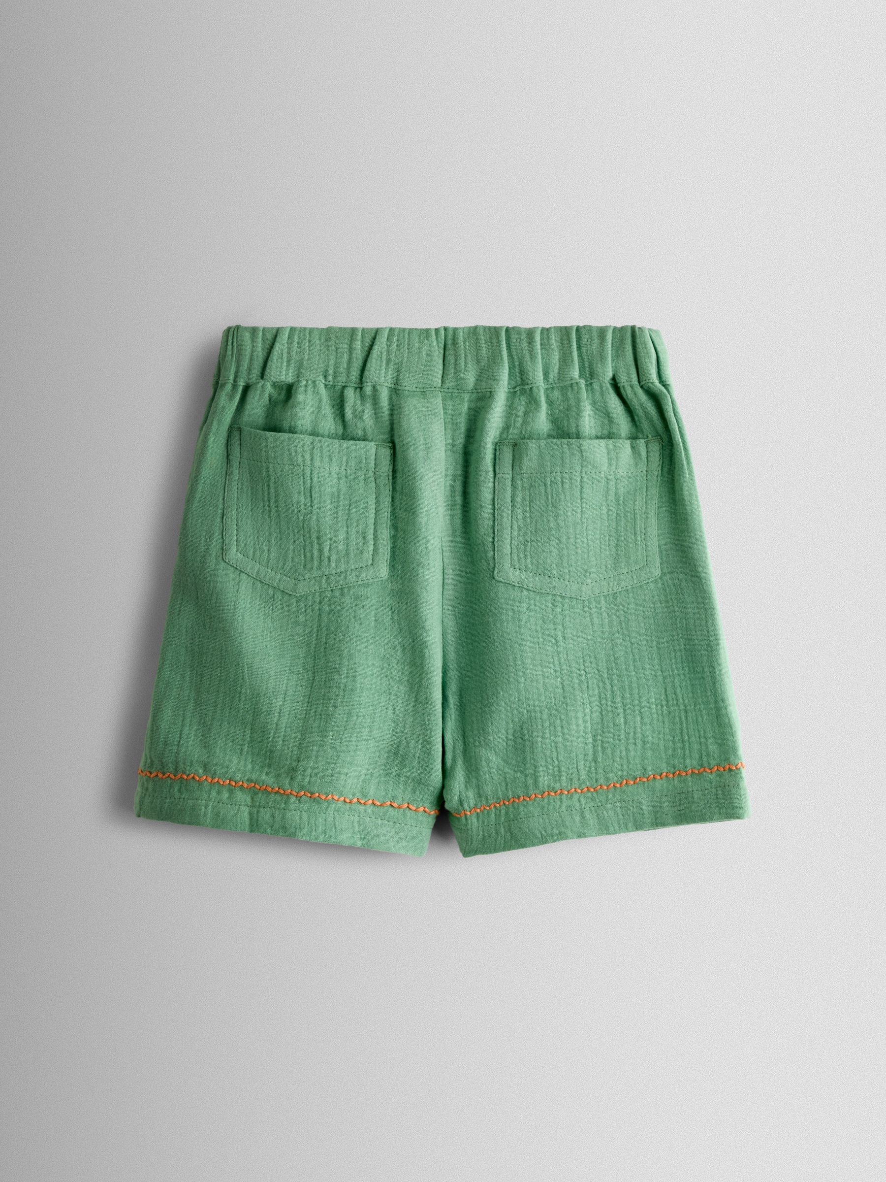 Green Dino 2-Piece Shirt & Short Set - Image 5 of 7