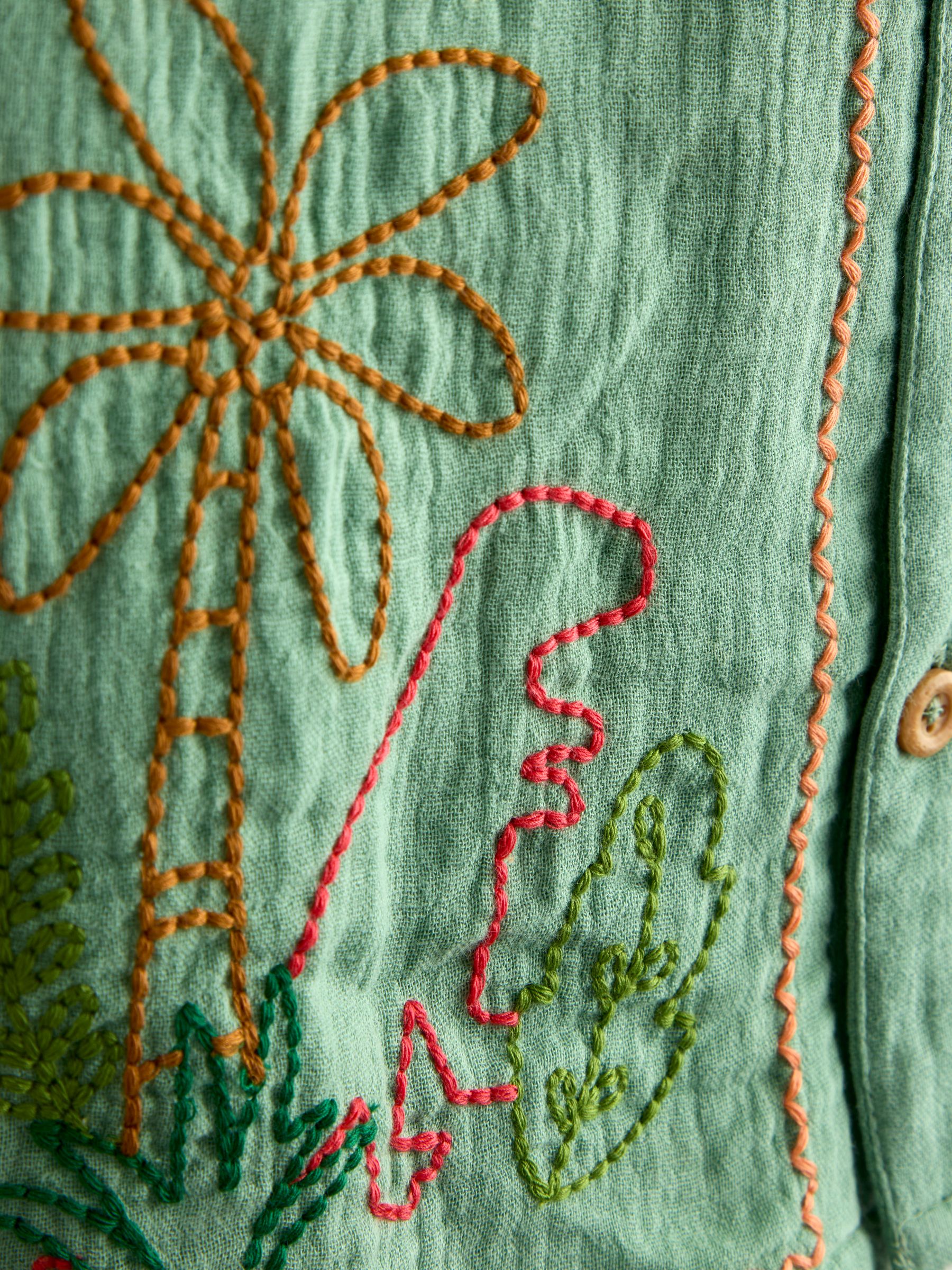 Green Dino 2-Piece Shirt & Short Set - Image 8 of 8 Green Dino 2-Piece Shirt & Short Set - Image 8 of 8