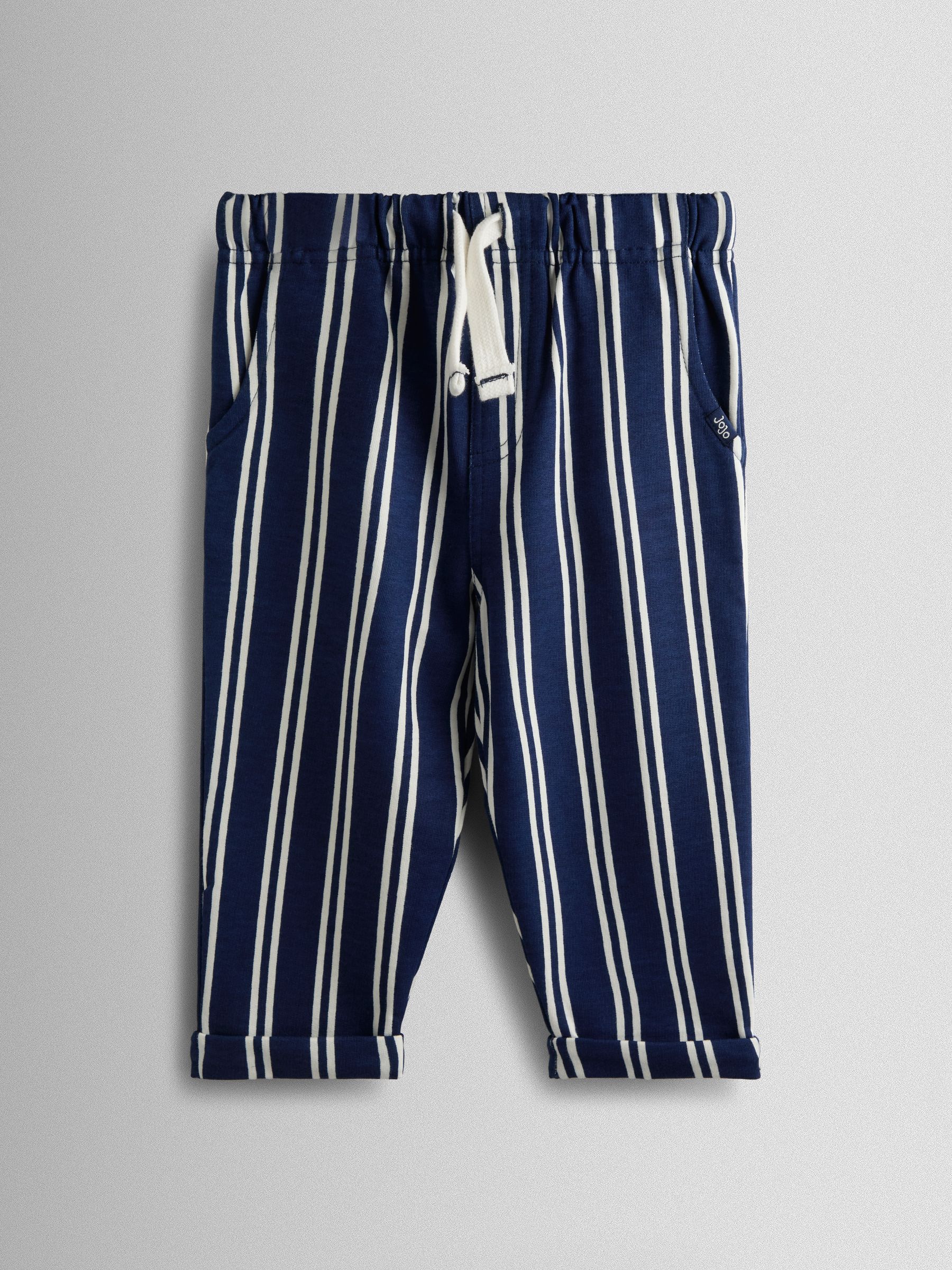 Navy Boat 2-Piece T-Shirt & Stripe Trouser Set - Image 4 of 7