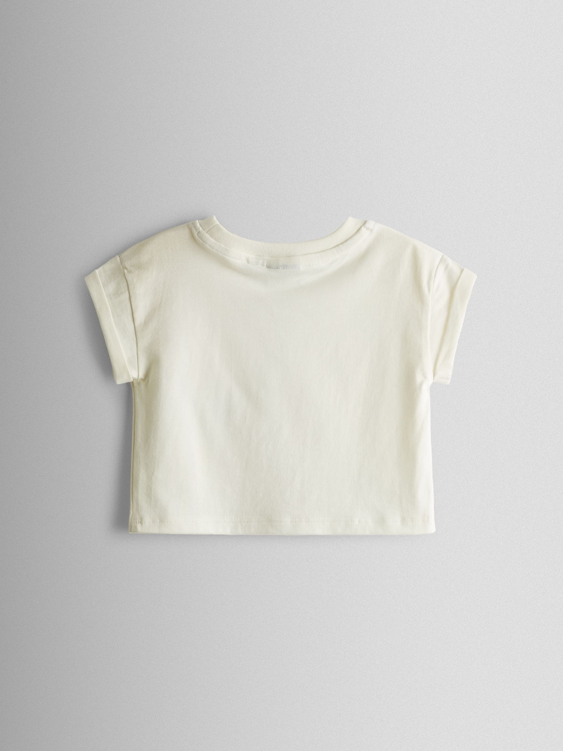 Khaki Green Stripe 2-Piece Twill Dungaree Set & T-Shirt - Image 5 of 6