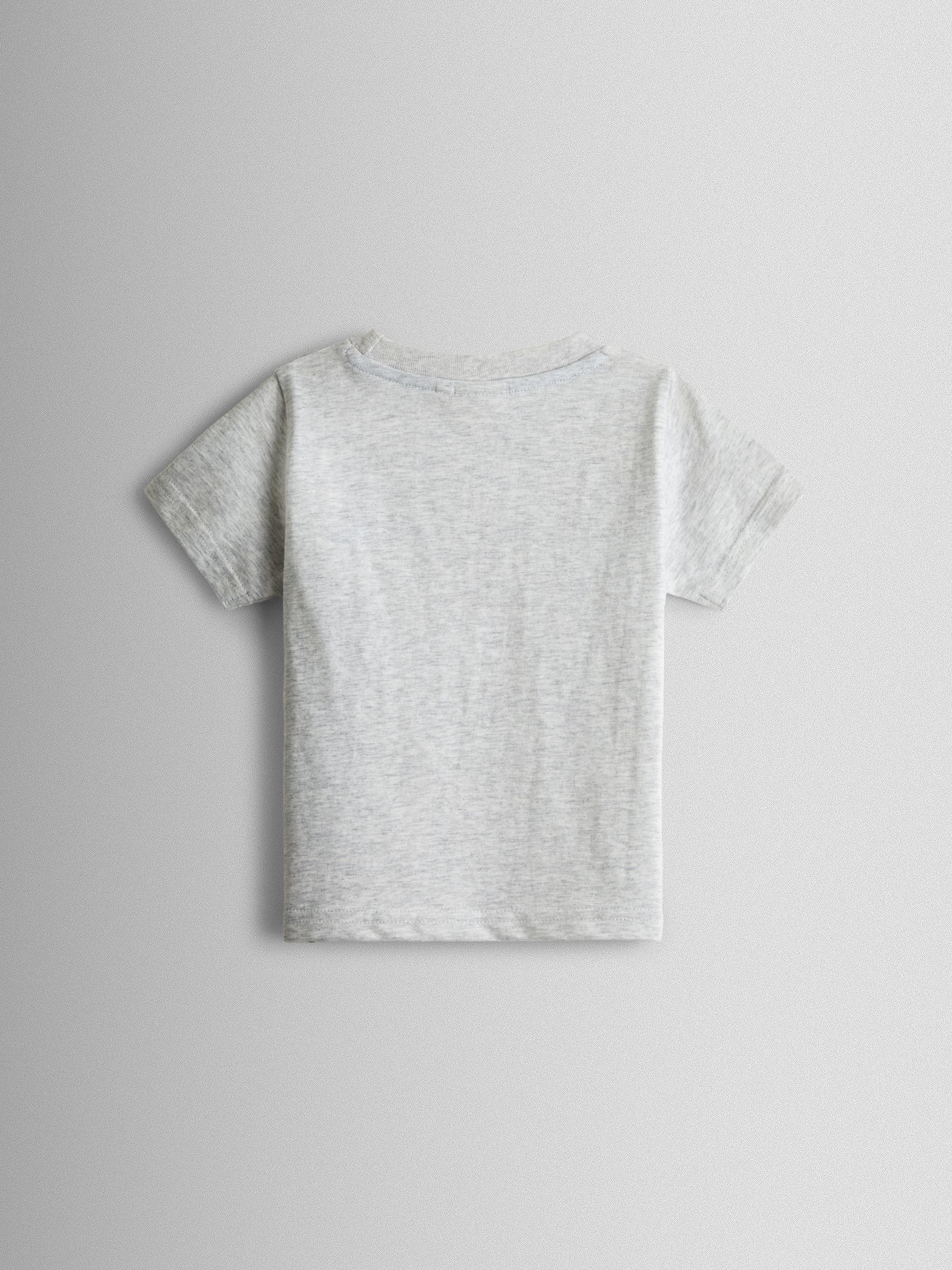 Light Blue Shark 2-Piece T-Shirt & Shorts Set - Image 3 of 7