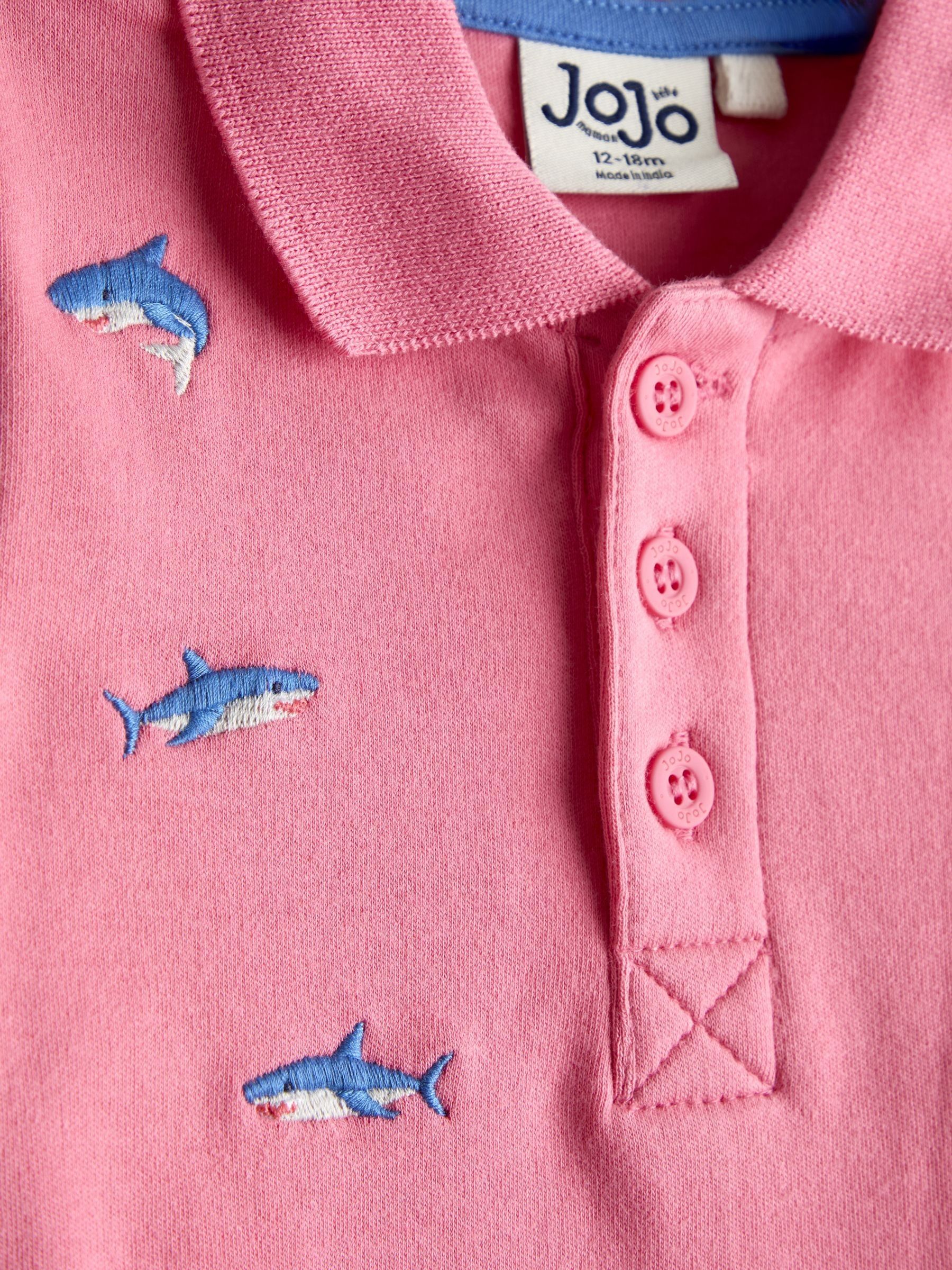 Pink Embroidered Polo Shirt - Image 3 of 3