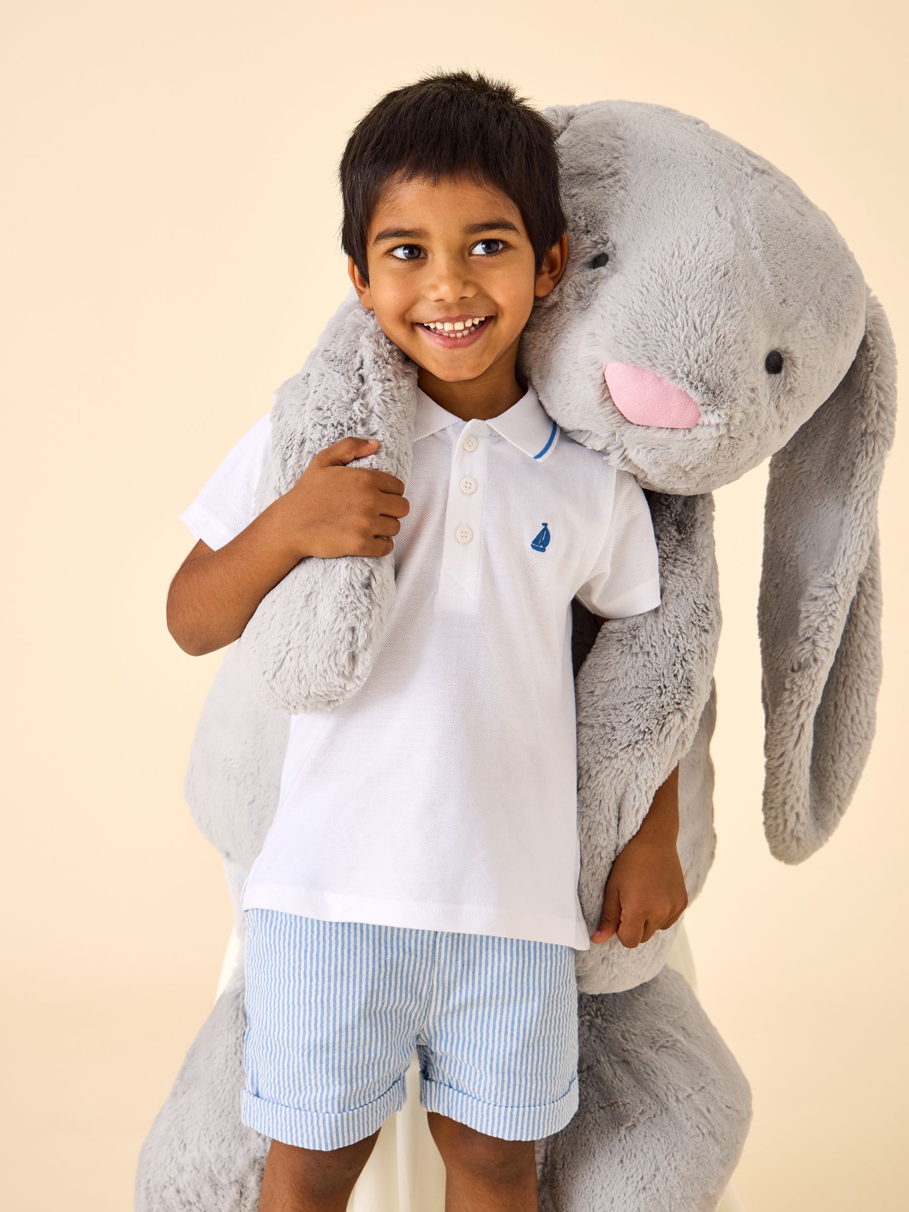 White Plain Polo Shirt - Image 1 of 4