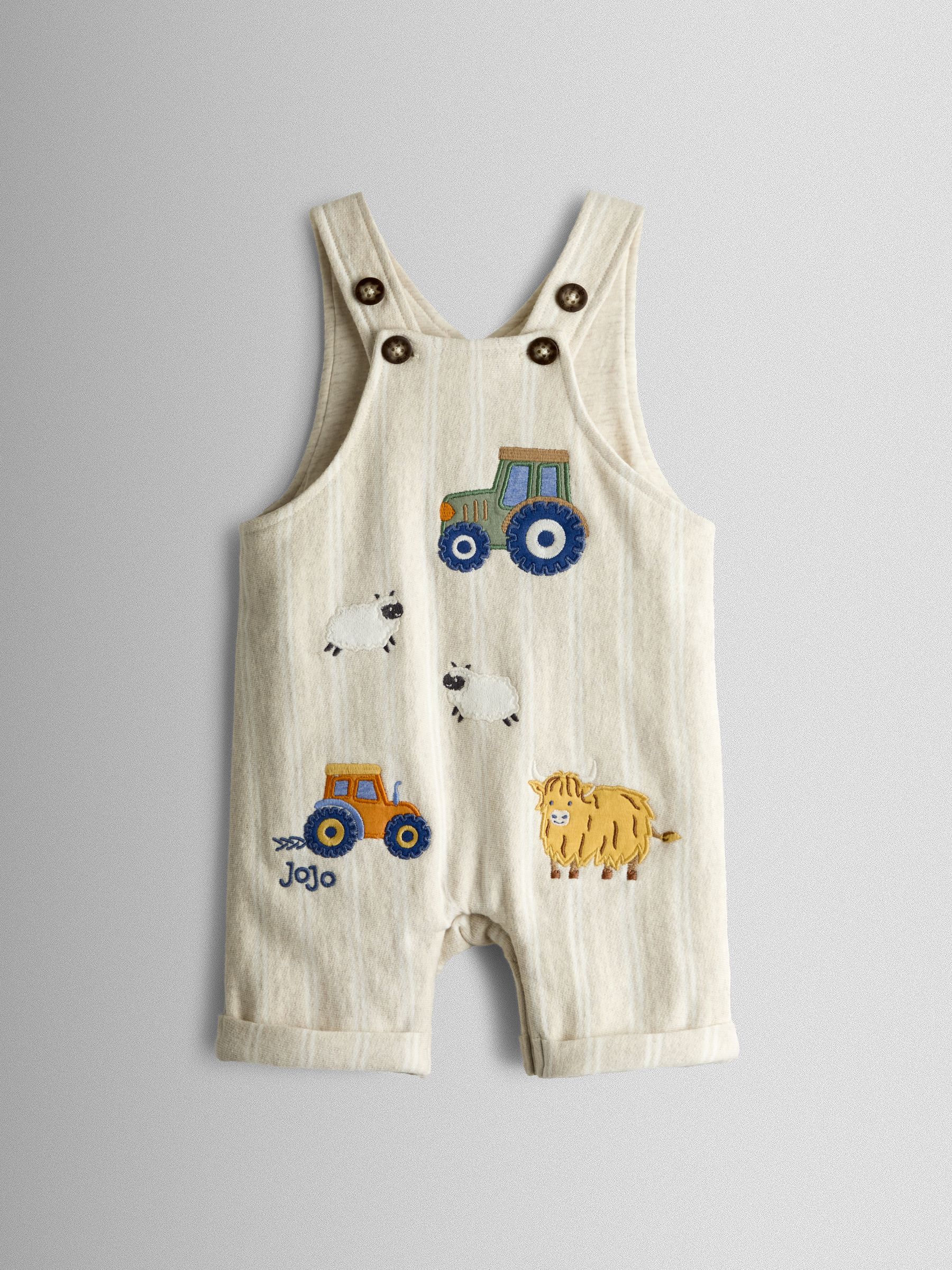 Natural Dungarees Set - Image 2 of 6