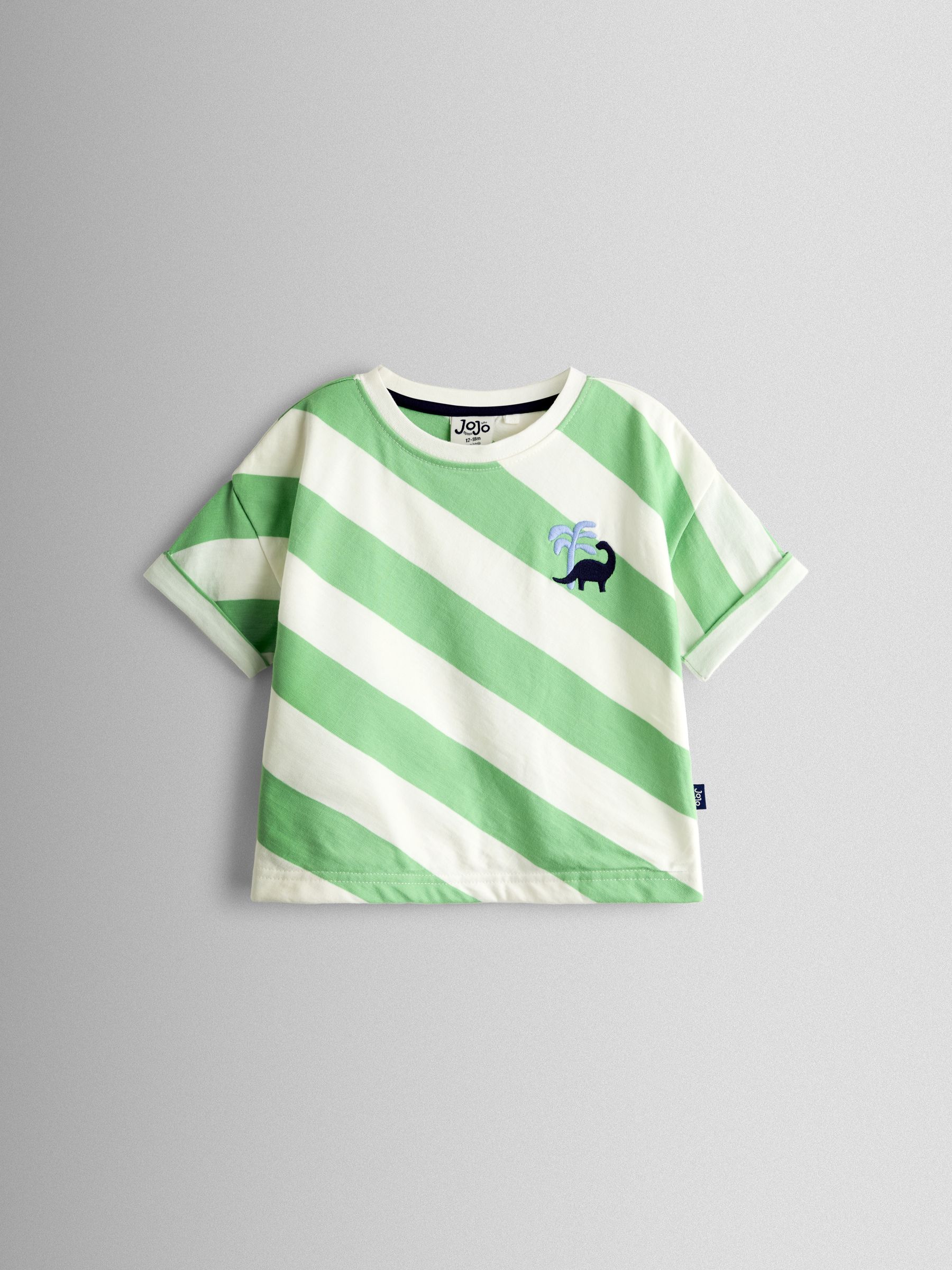 Green Dino 2-Piece T-Shirt & Shorts Set - Image 2 of 6 Green Dino 2-Piece T-Shirt & Shorts Set - Image 2 of 6