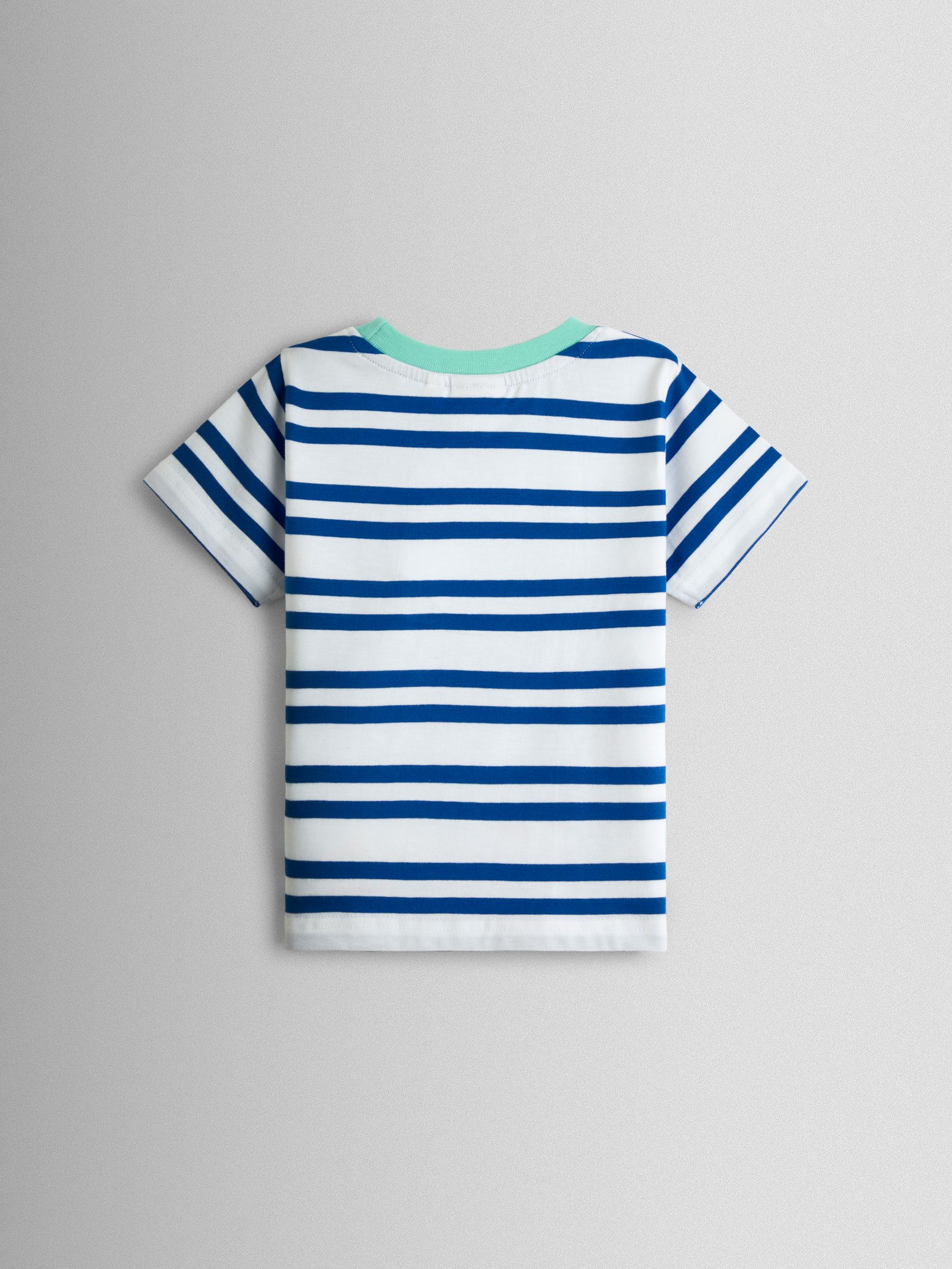 Blue Dino Appliqué T-Shirt - Image 2 of 3