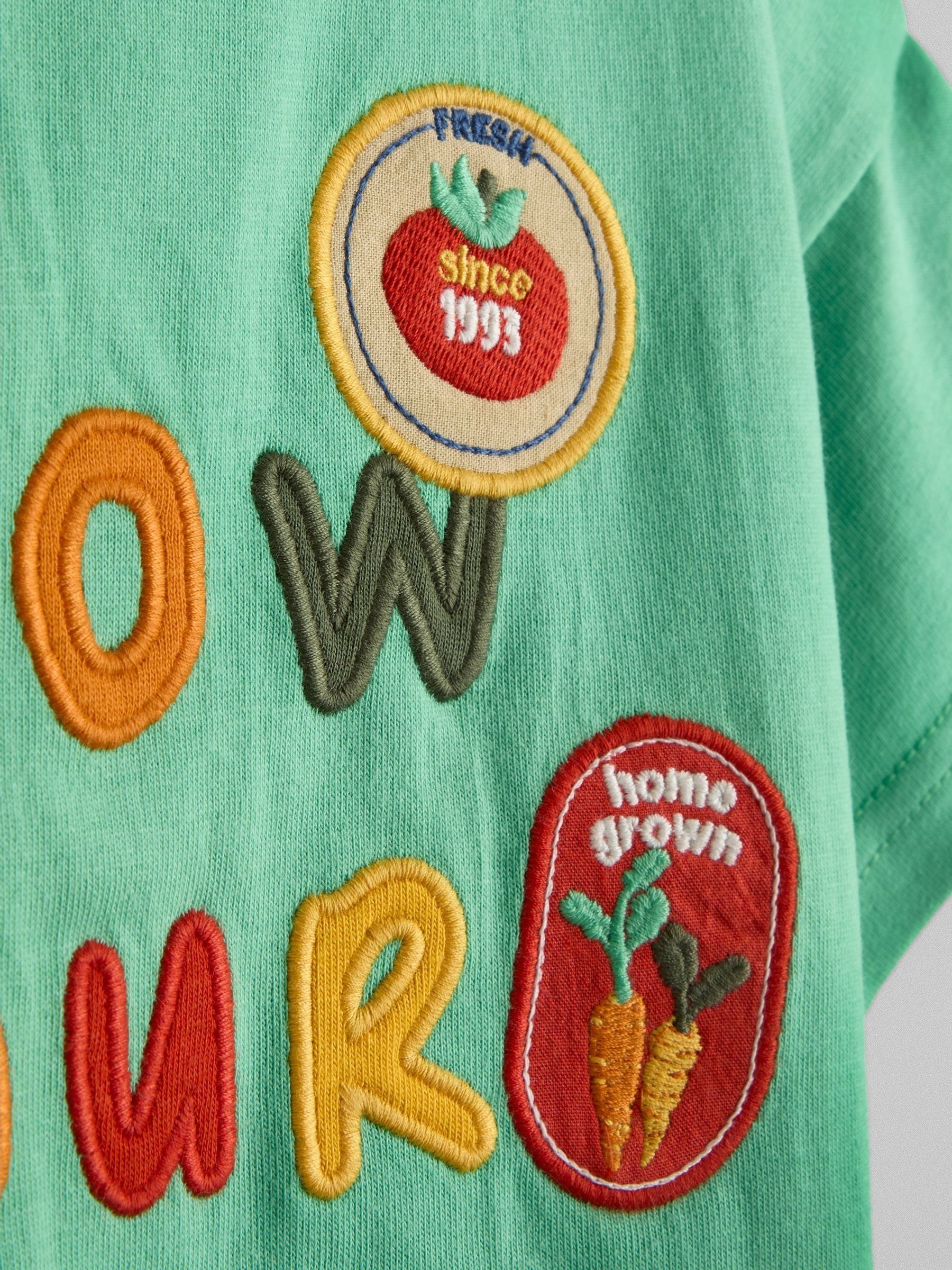 Green 'Grow Your Own' Graphic T-Shirt - Image 3 of 3
