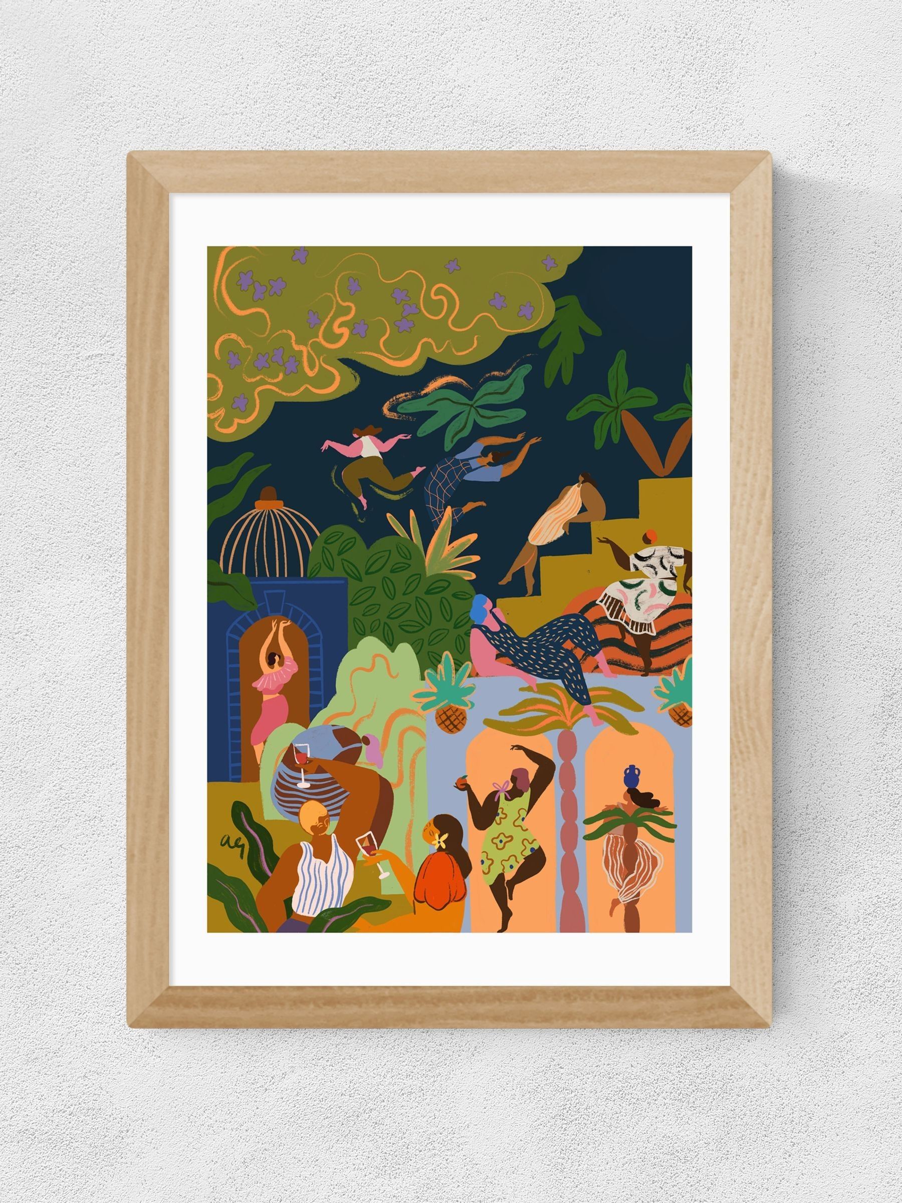 Oak Fiesta Wall Art Print by Arty Guava - Image 2 of 3 Oak Fiesta Wall Art Print by Arty Guava - Image 2 of 3