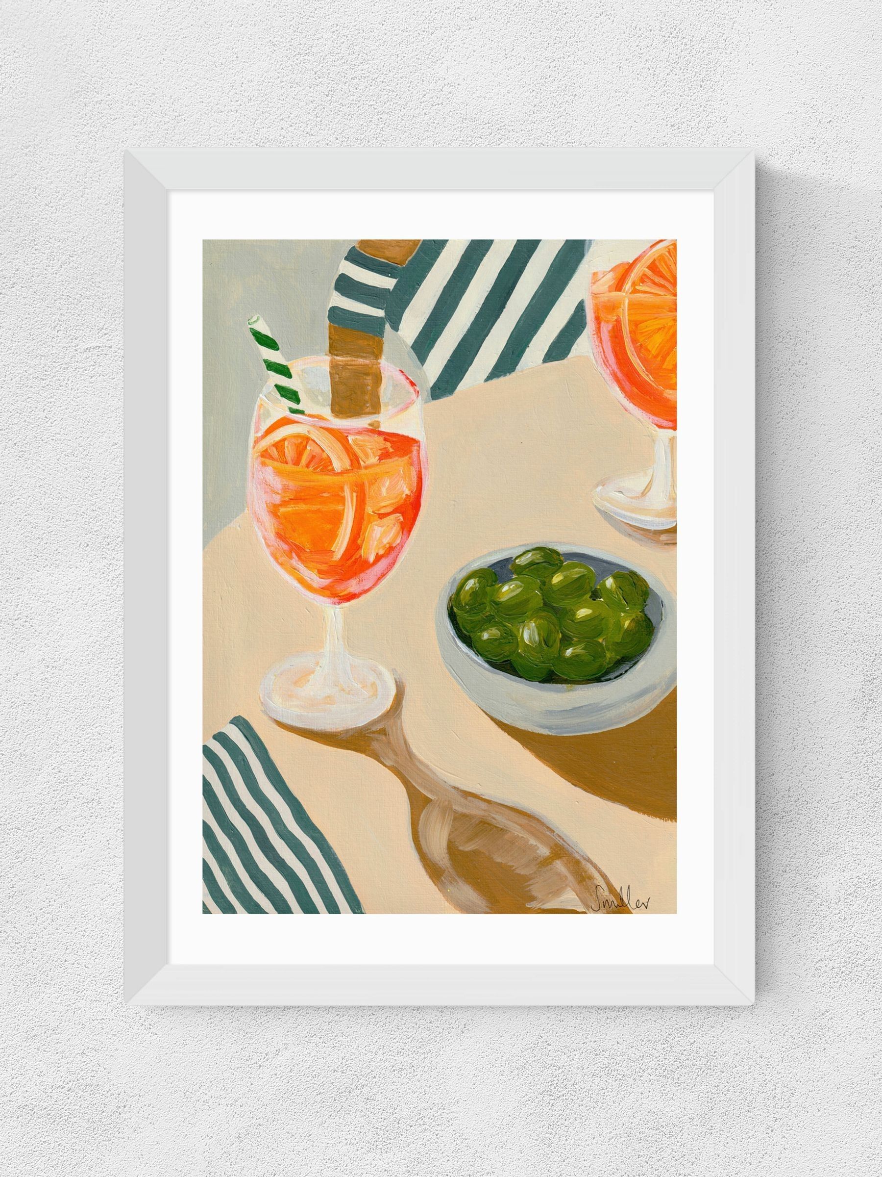 White Aperitif Wall Art Print by Susie Miller - Image 2 of 3