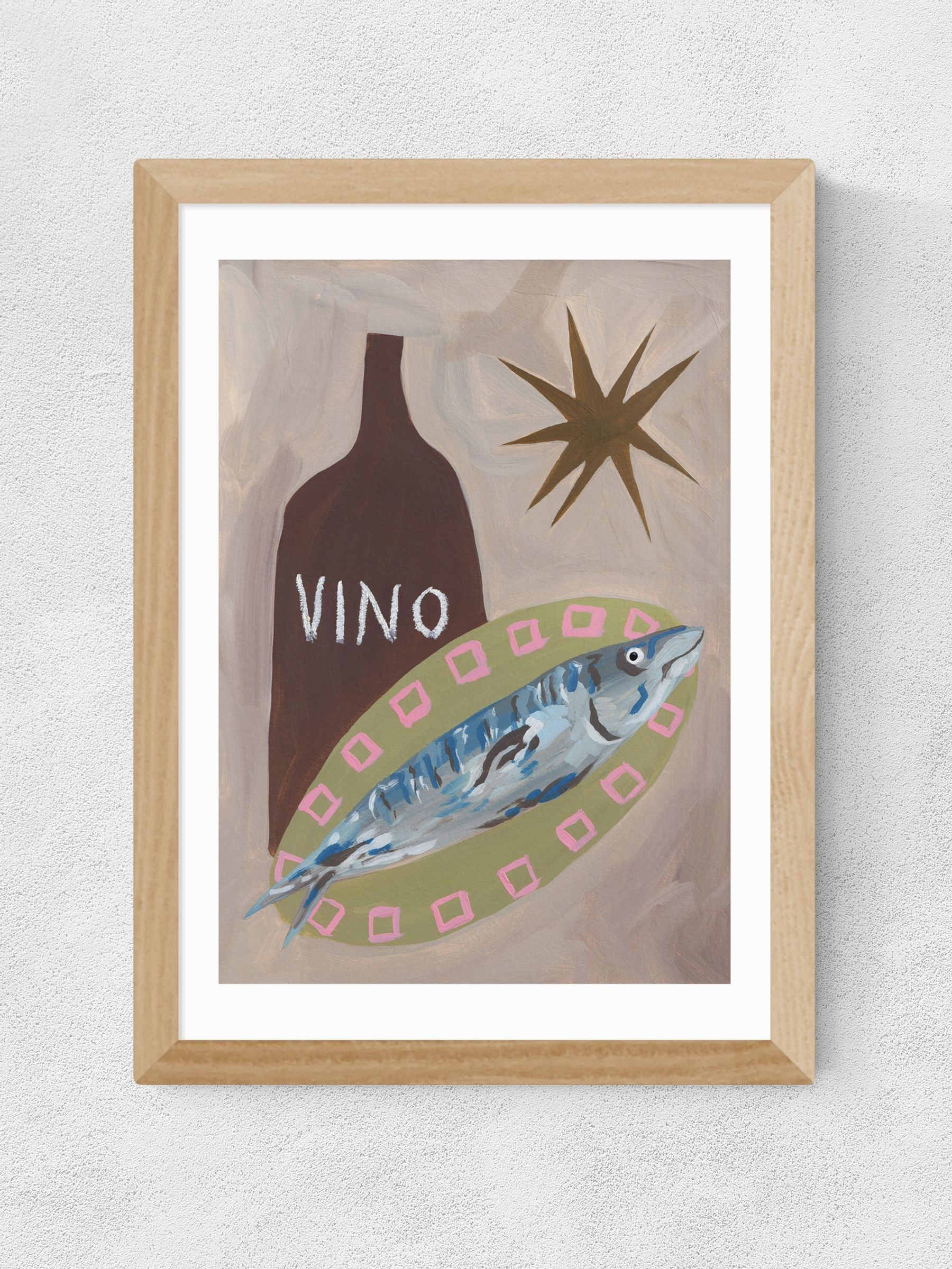 Oak Fish Supper Wall Art Print by Jazmine Joye - Image 2 of 3