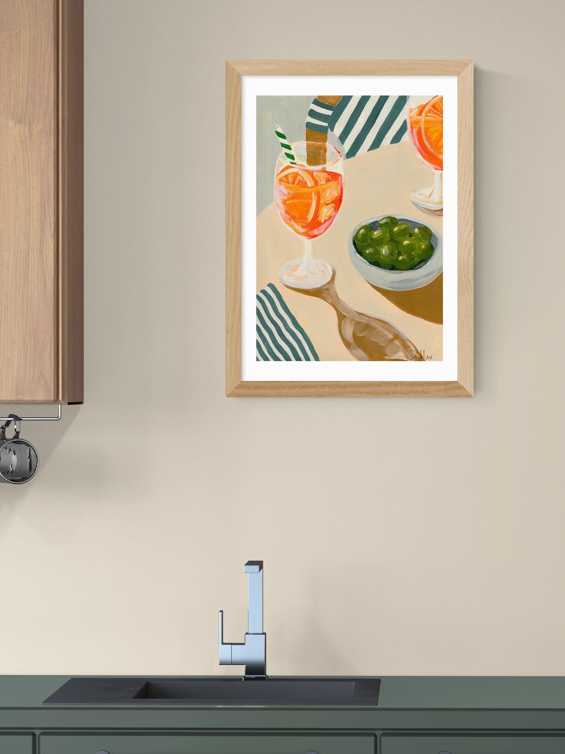 Oak Aperitif Wall Art Print by Susie Miller - Image 1 of 3
