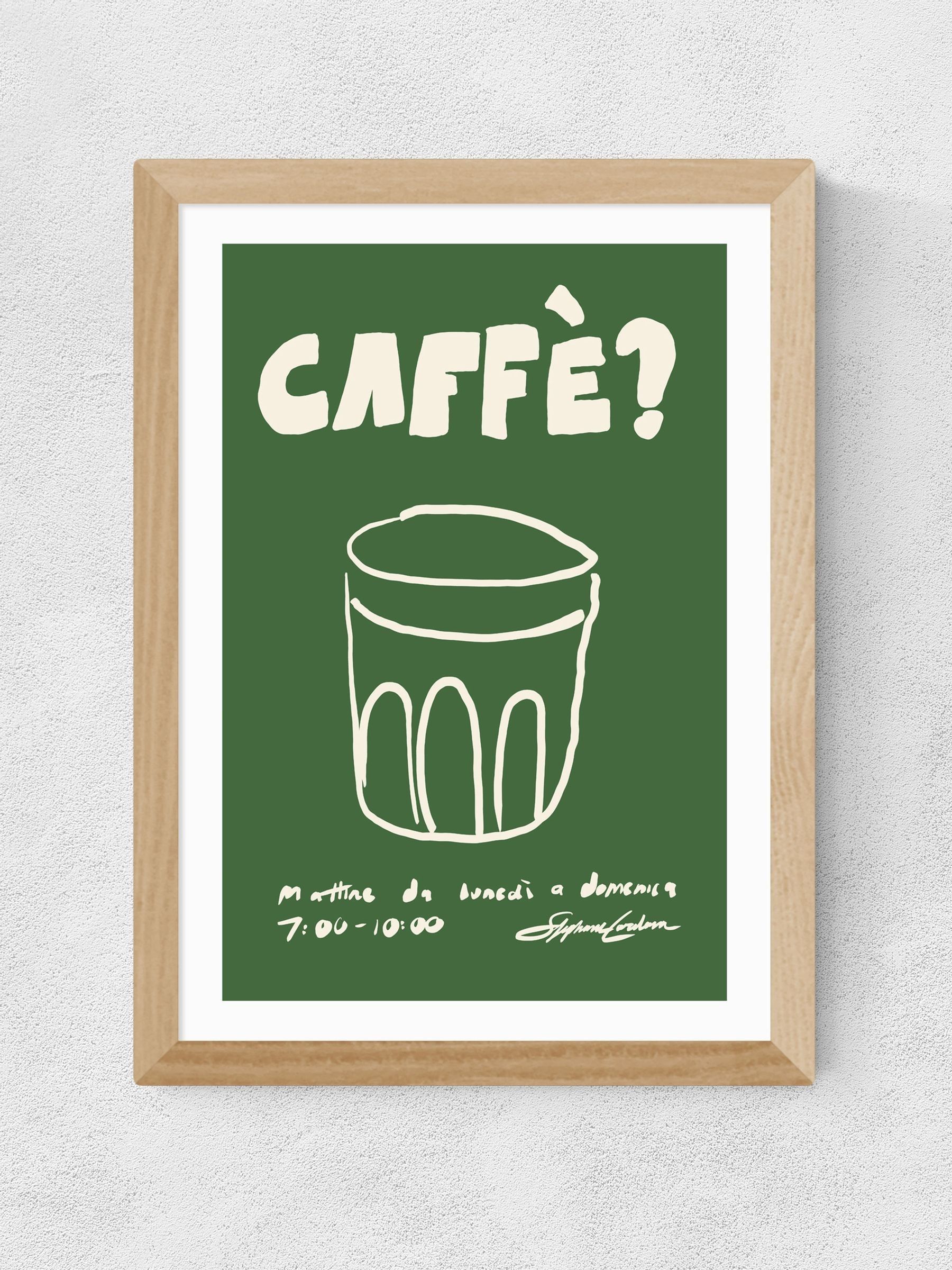 Oak Caffe Wall Art Print by Stephie Cardona - Image 2 of 3