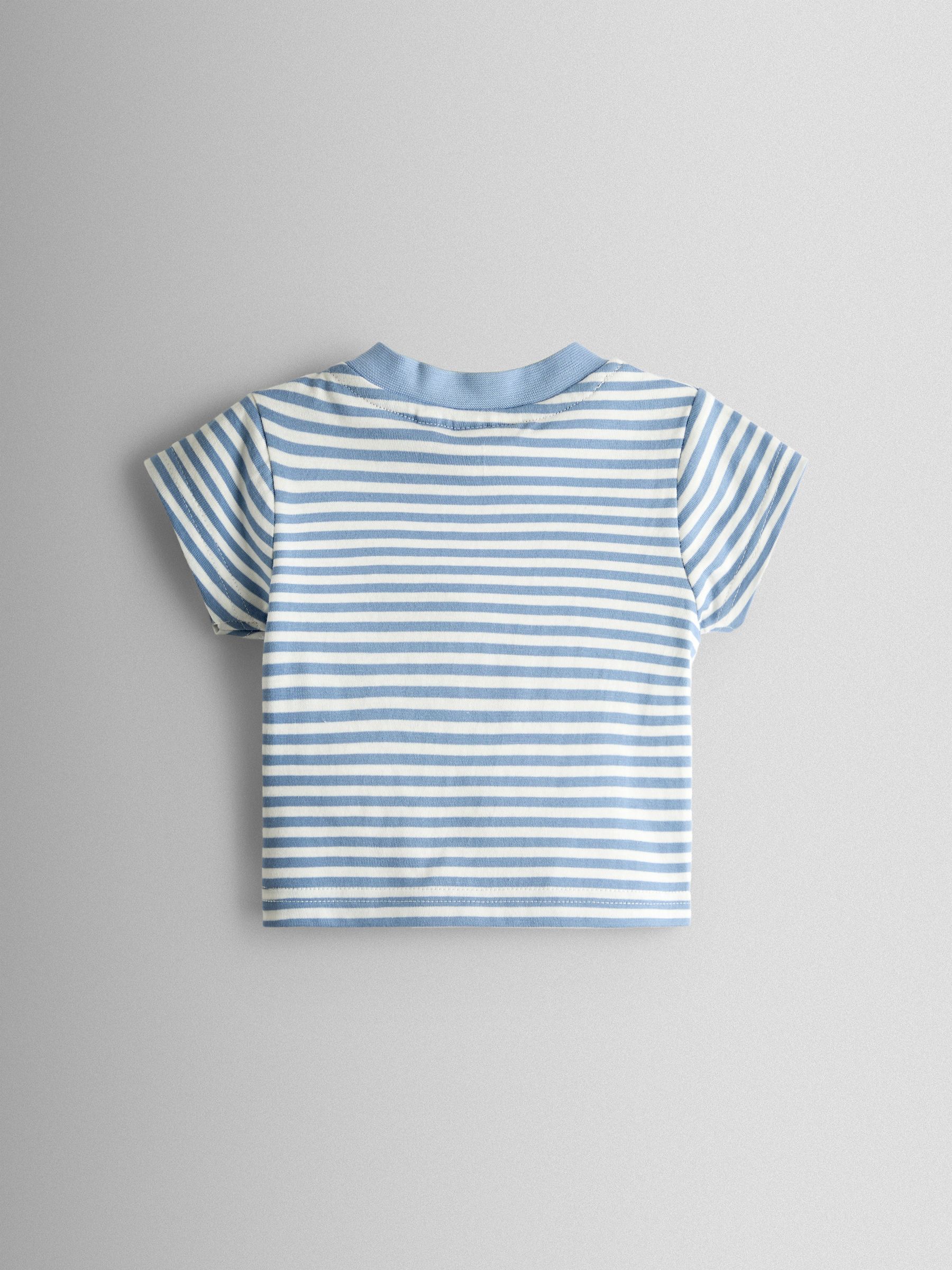 Blue Fruit 2-Piece Slogan T-Shirt & Shorts Set - Image 3 of 7