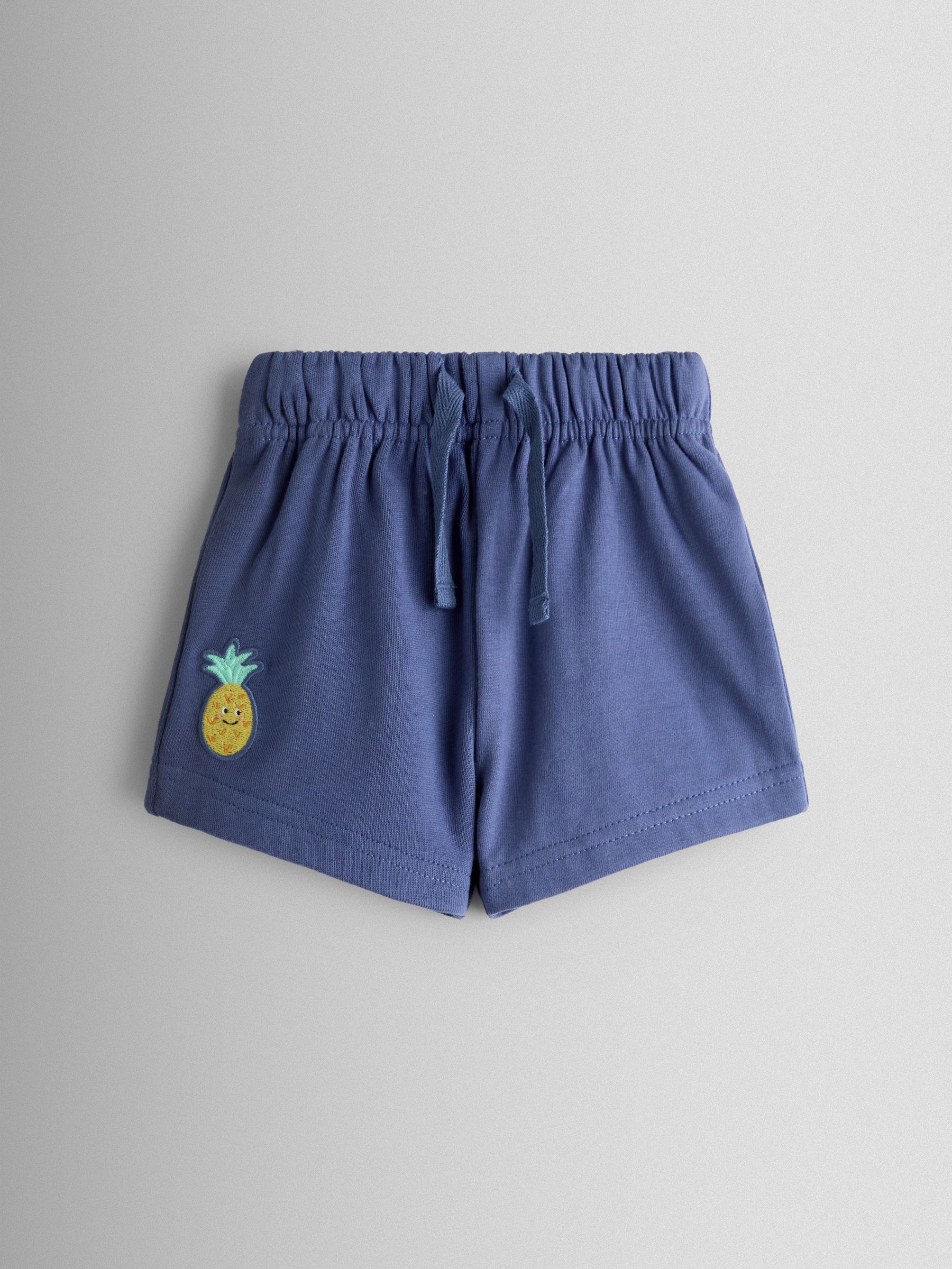 Blue Fruit 2-Piece Slogan T-Shirt & Shorts Set - Image 4 of 7