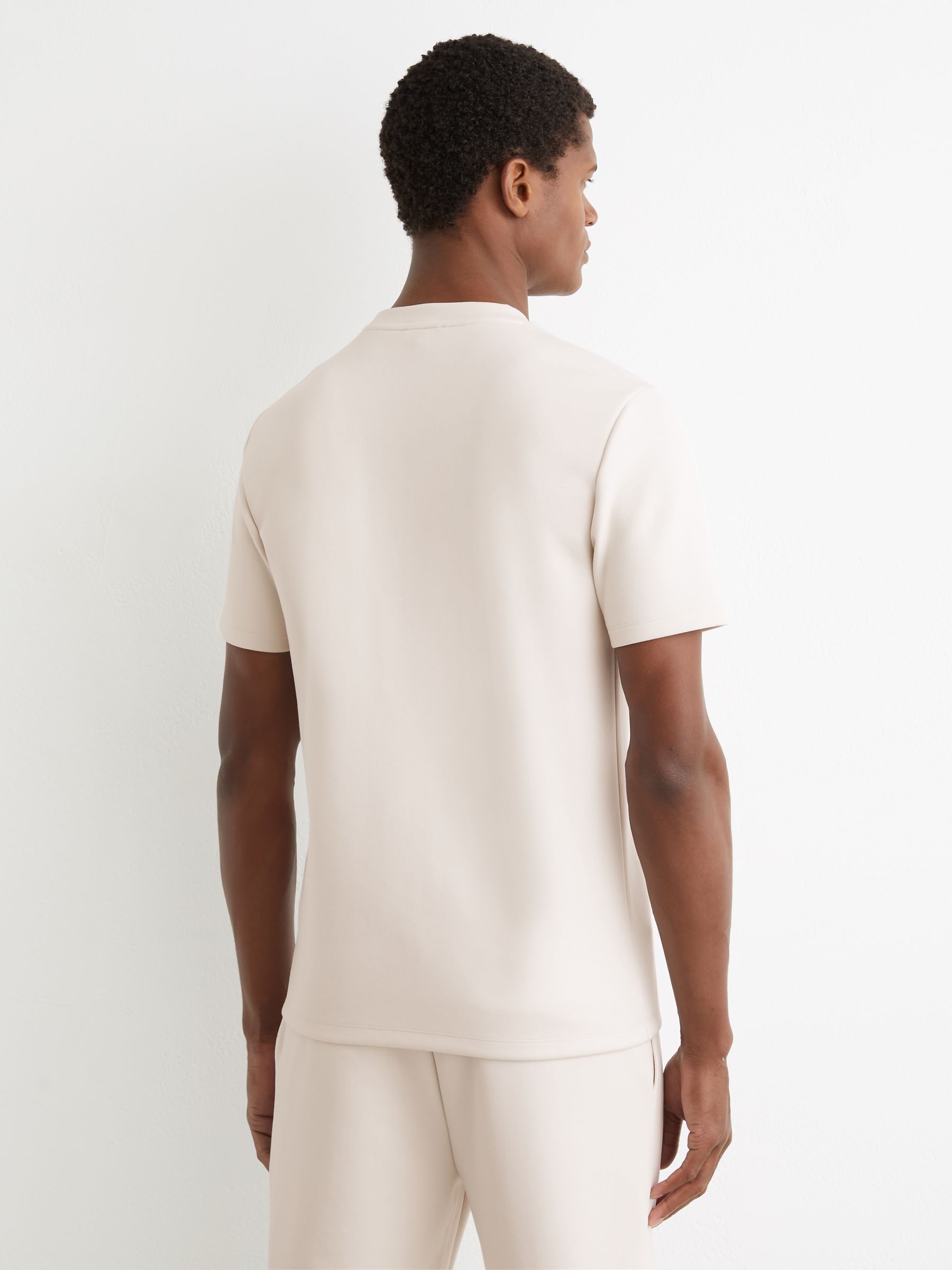 Premium Interlock Logo T-Shirt in Off White - Image 5 of 6