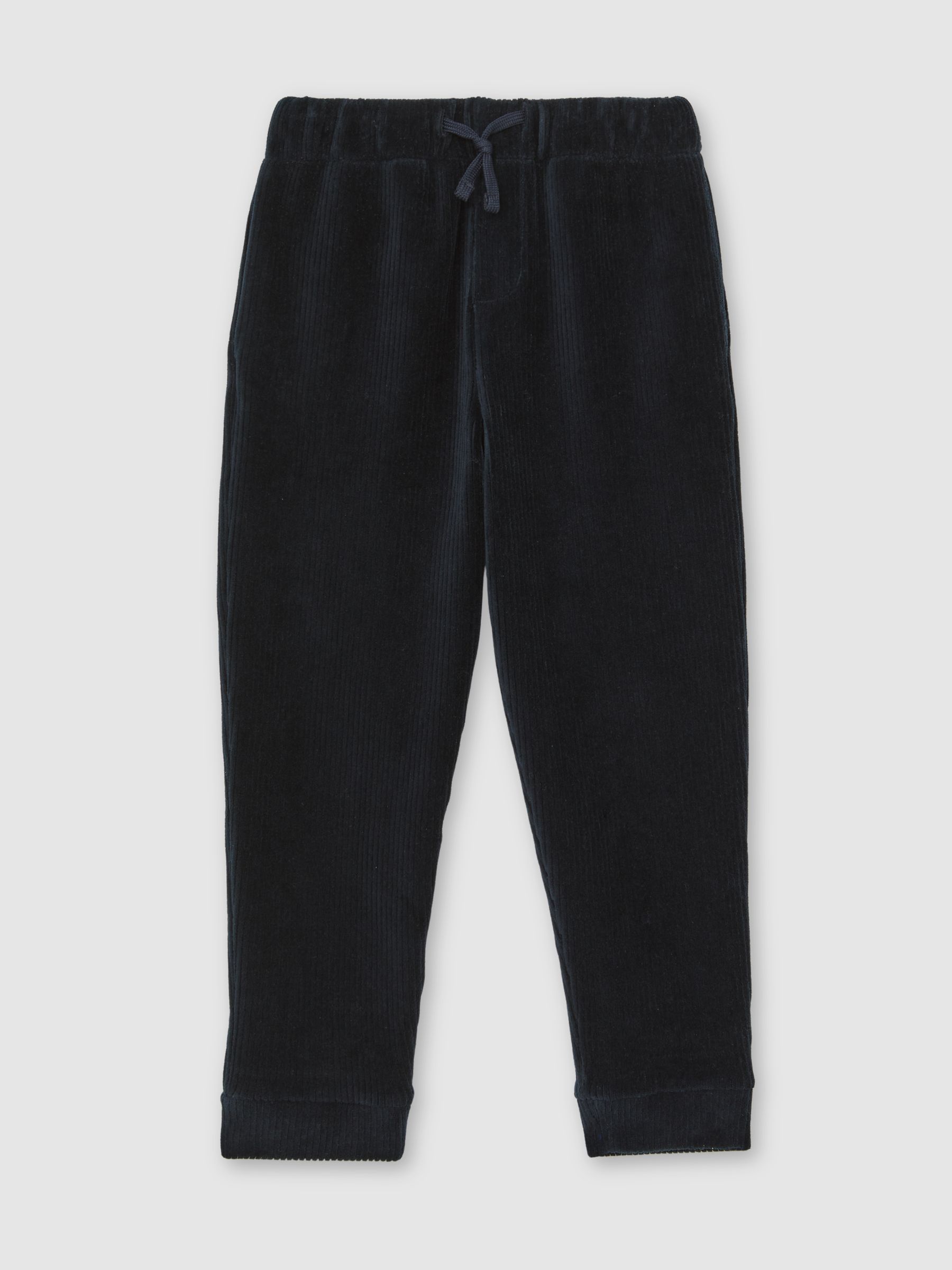 3-9 yrs Corduroy Drawstring Joggers in Navy - Image 2 of 4