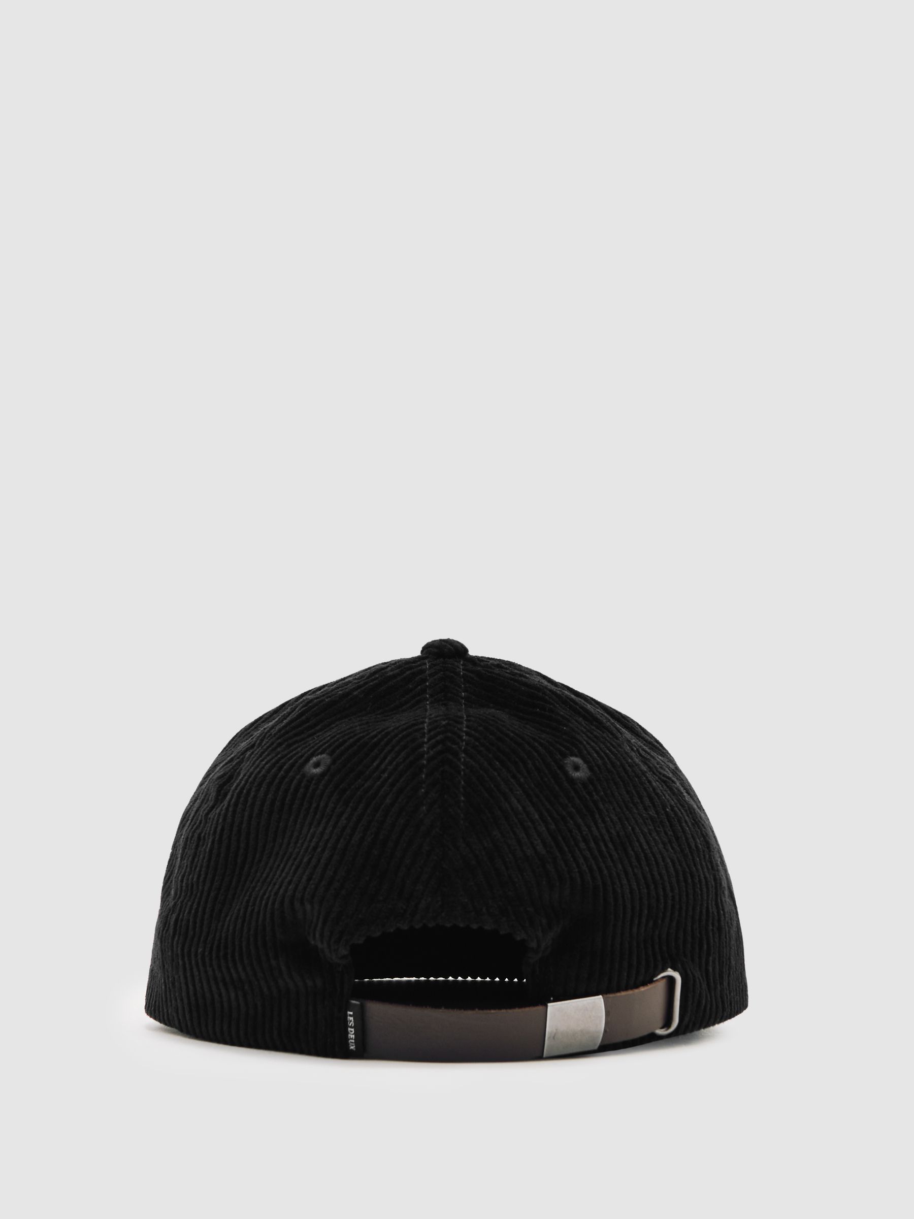 Les Deux Ivy League Cordkappe in Schwarz - Bild 4 von 5
