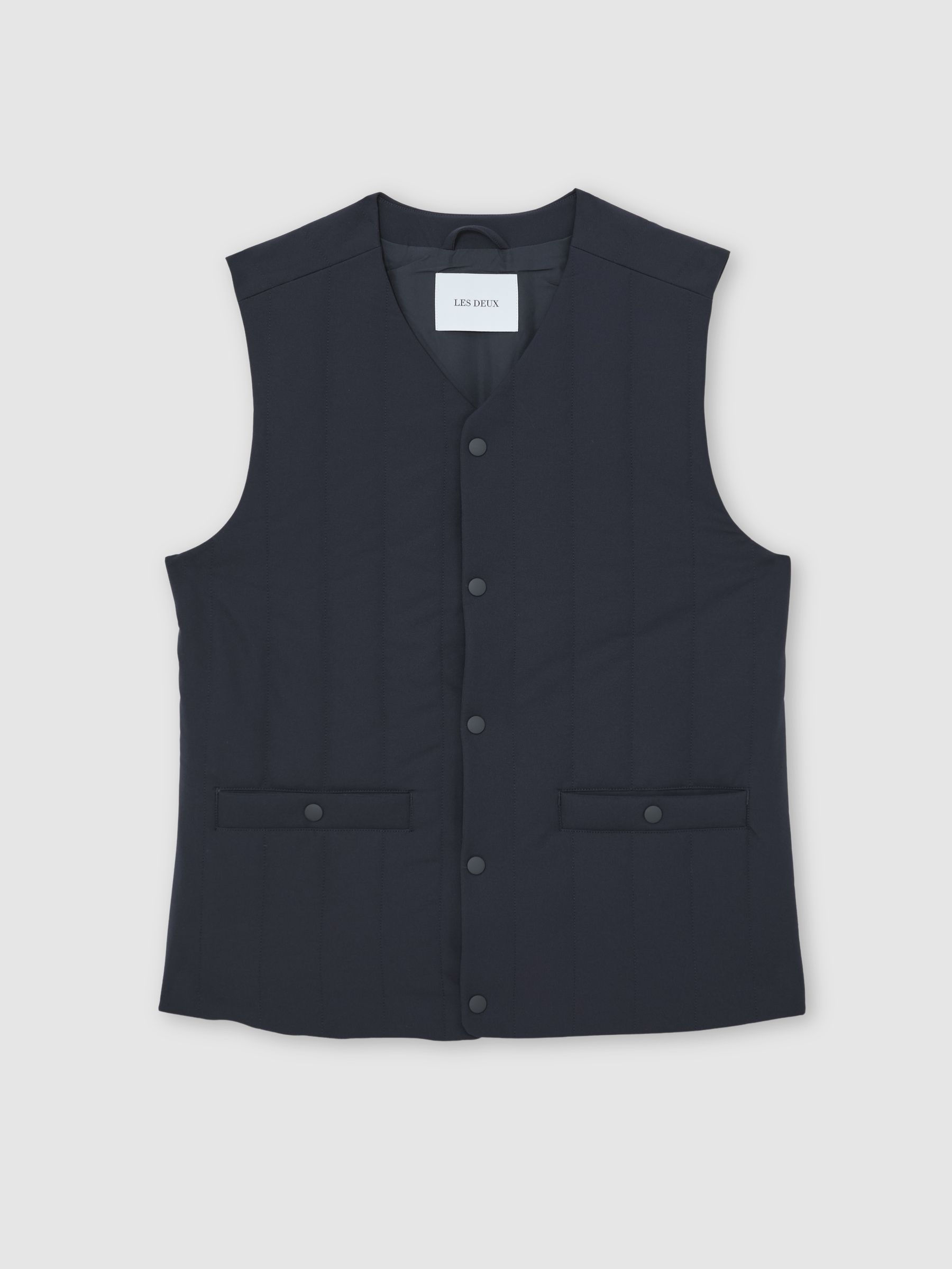 Les Deux Sebastian Tech Vest in Dark Navy - Bild 2 von 5