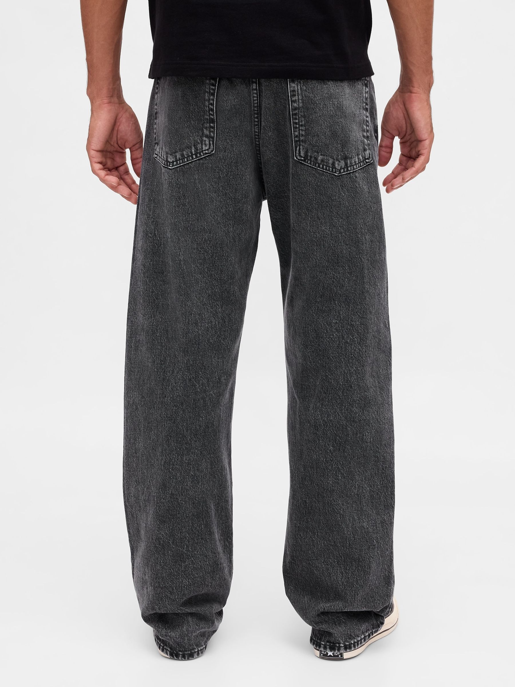 Black 90s Loose Jeans - Image 2 of 6