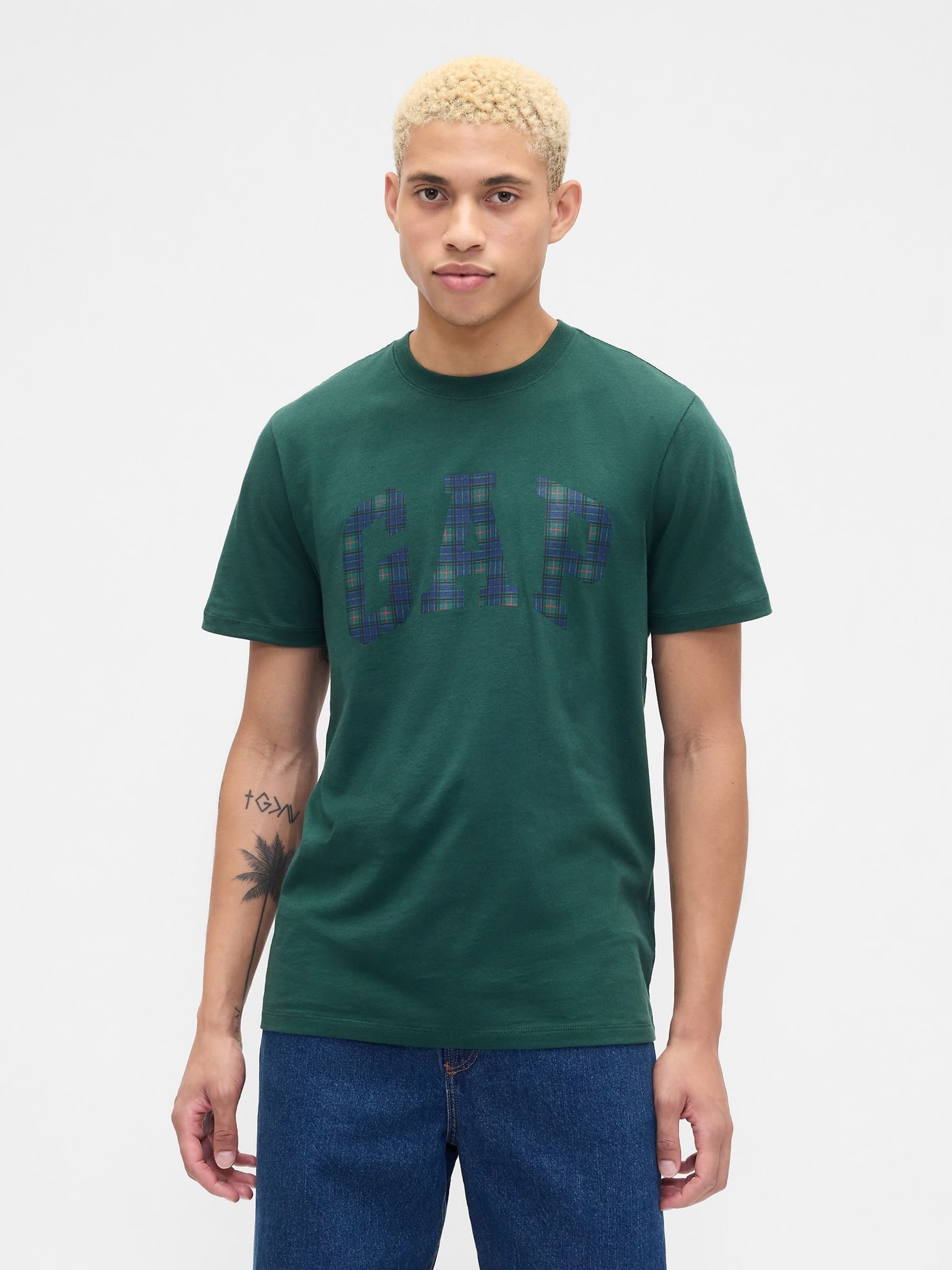 Green Everyday Soft Logo T-Shirt - Image 1 of 5