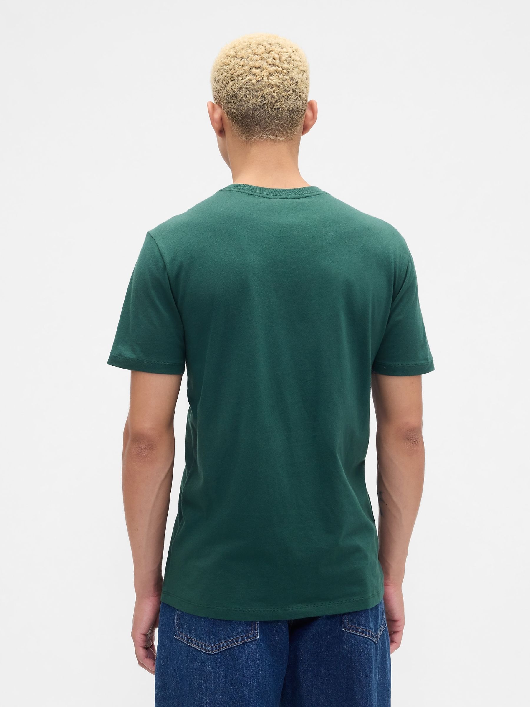 Green Everyday Soft Logo T-Shirt - Image 2 of 5
